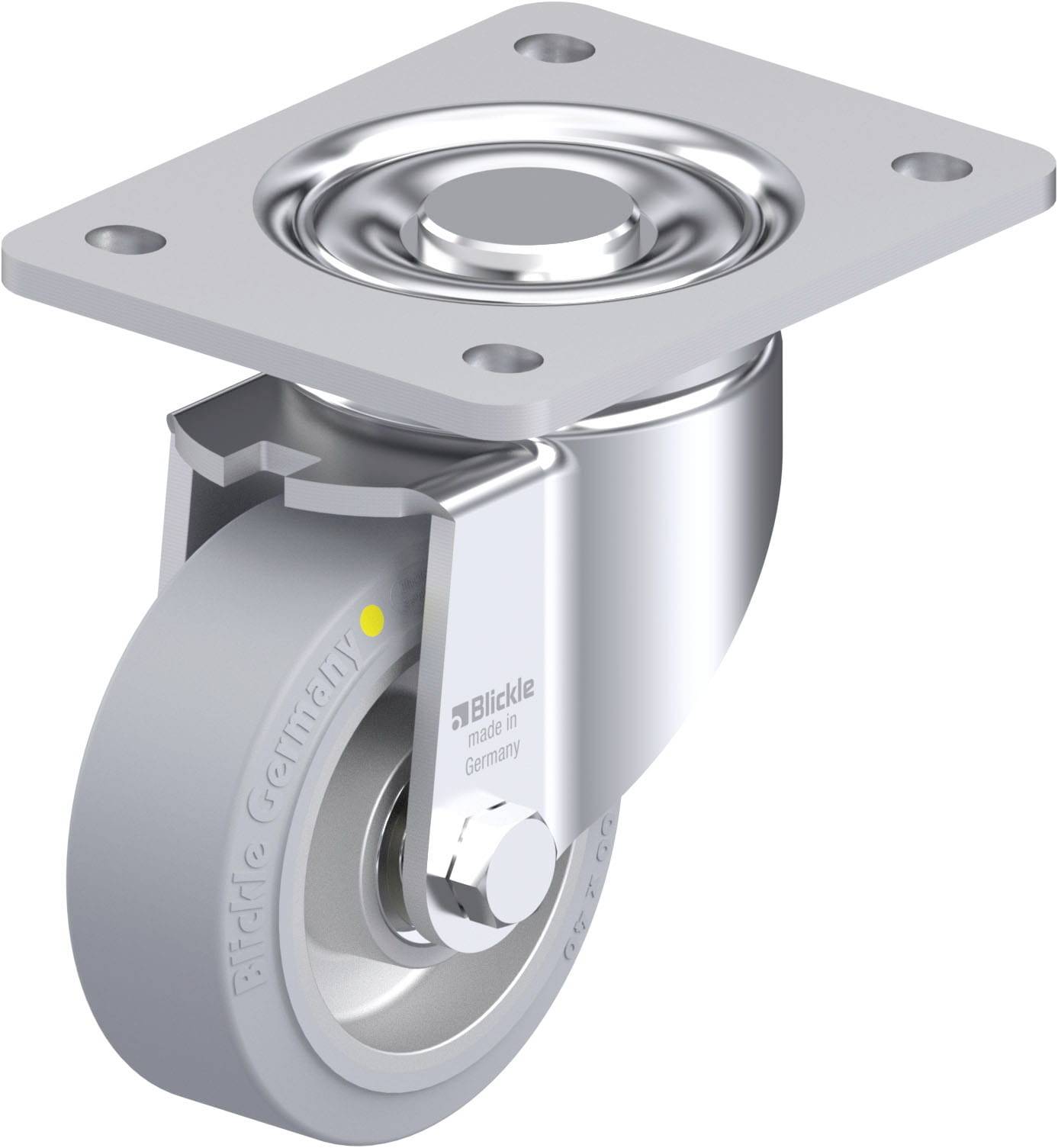 Blickle 918003 LH-ALEV 100K-3-SG-AS Stahlblech-Lenkrolle Rad-Durchmesser: 100mm Tragfähigkeit (max.): 200kg 1St.