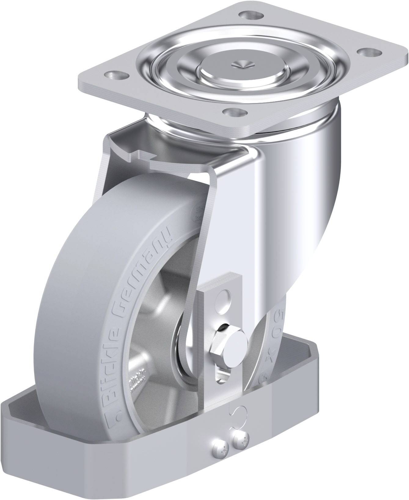 Blickle 895925 LH-ALEV 150K-SG-FS Stahlblech-Lenkrolle Rad-Durchmesser: 150mm Tragfähigkeit (max.): 400kg 1St.