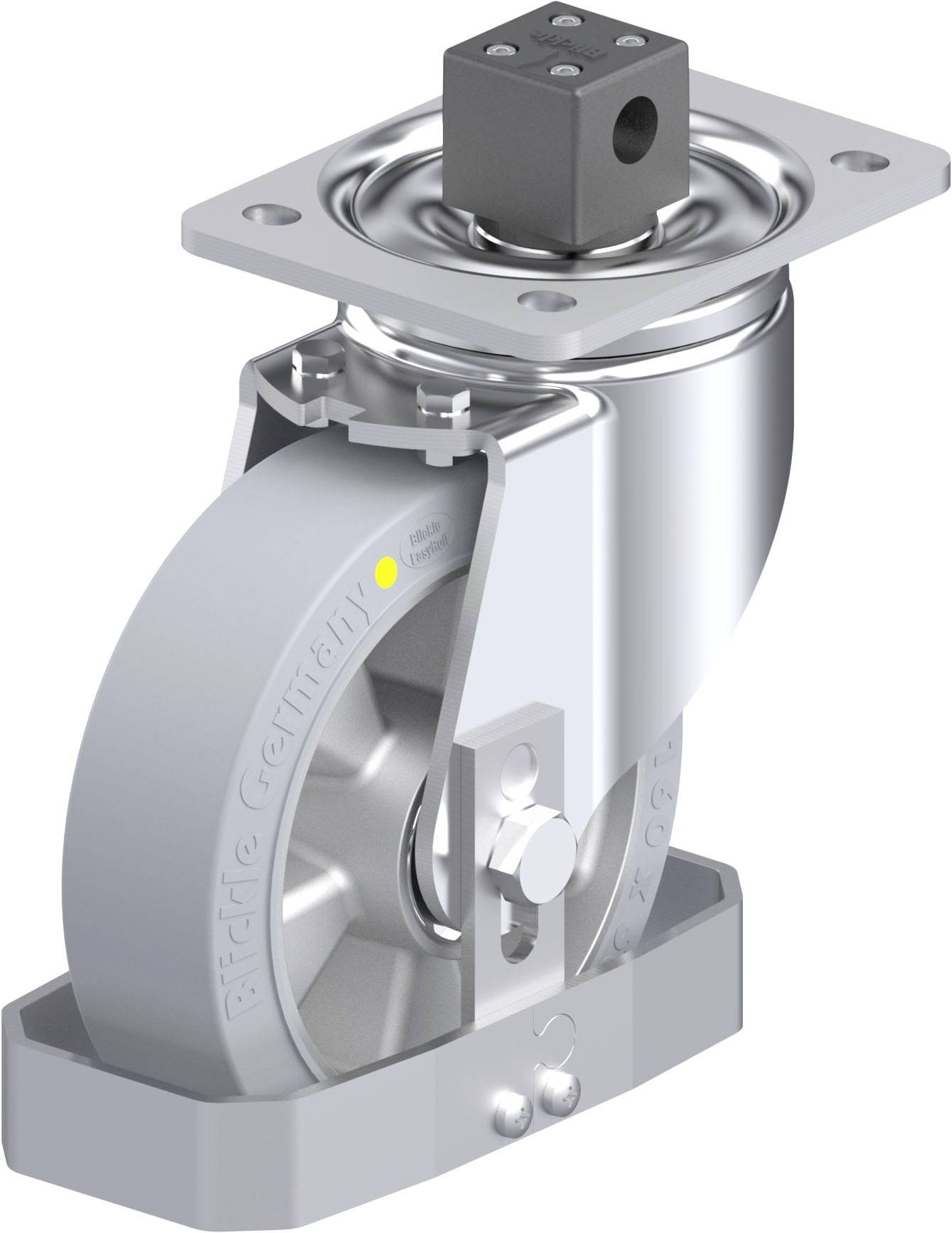 Blickle 938624 LH-ALEV 160K-CS13-SG-AS-FS Stahlblech-Lenkrolle Rad-Durchmesser: 160mm Tragfähigkeit (max.): 350kg 1St.