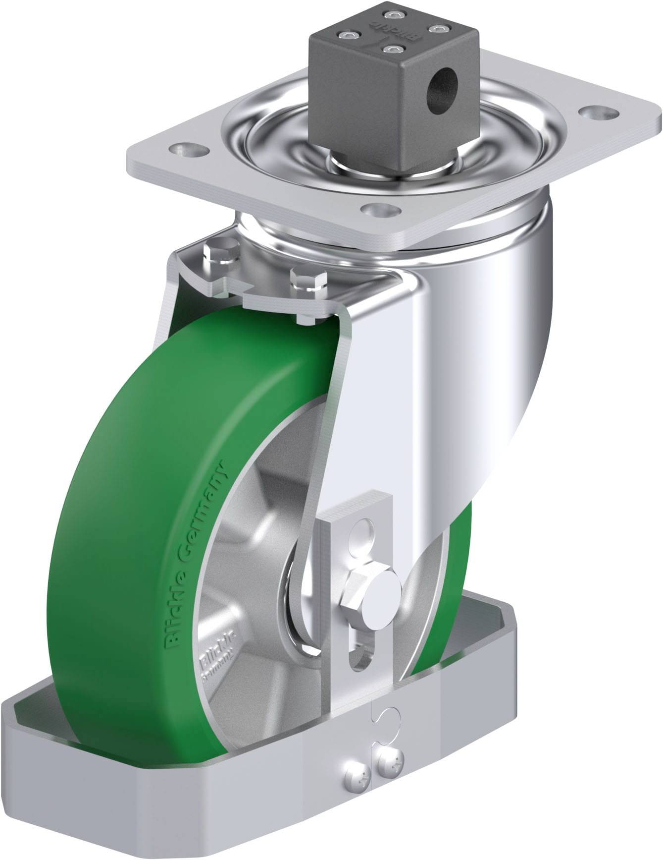 Blickle 939230 LH-ALST 160K-CS13-FS Stahlblech-Lenkrolle Rad-Durchmesser: 160mm Tragfähigkeit (max.): 580kg 1St.