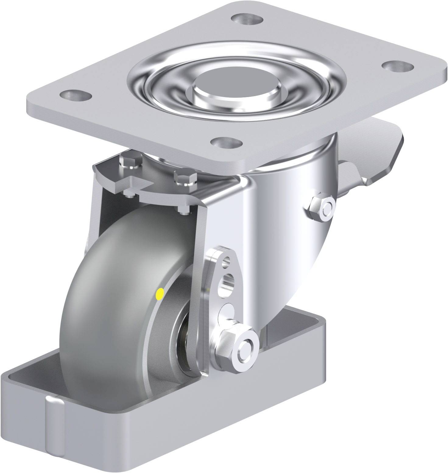 Blickle 939399 LH-ALTH 101K-3-ST-AS-CO-FS Stahlblech-Lenkrolle Rad-Durchmesser: 100mm Tragfähigkeit (max.): 420kg 1St.