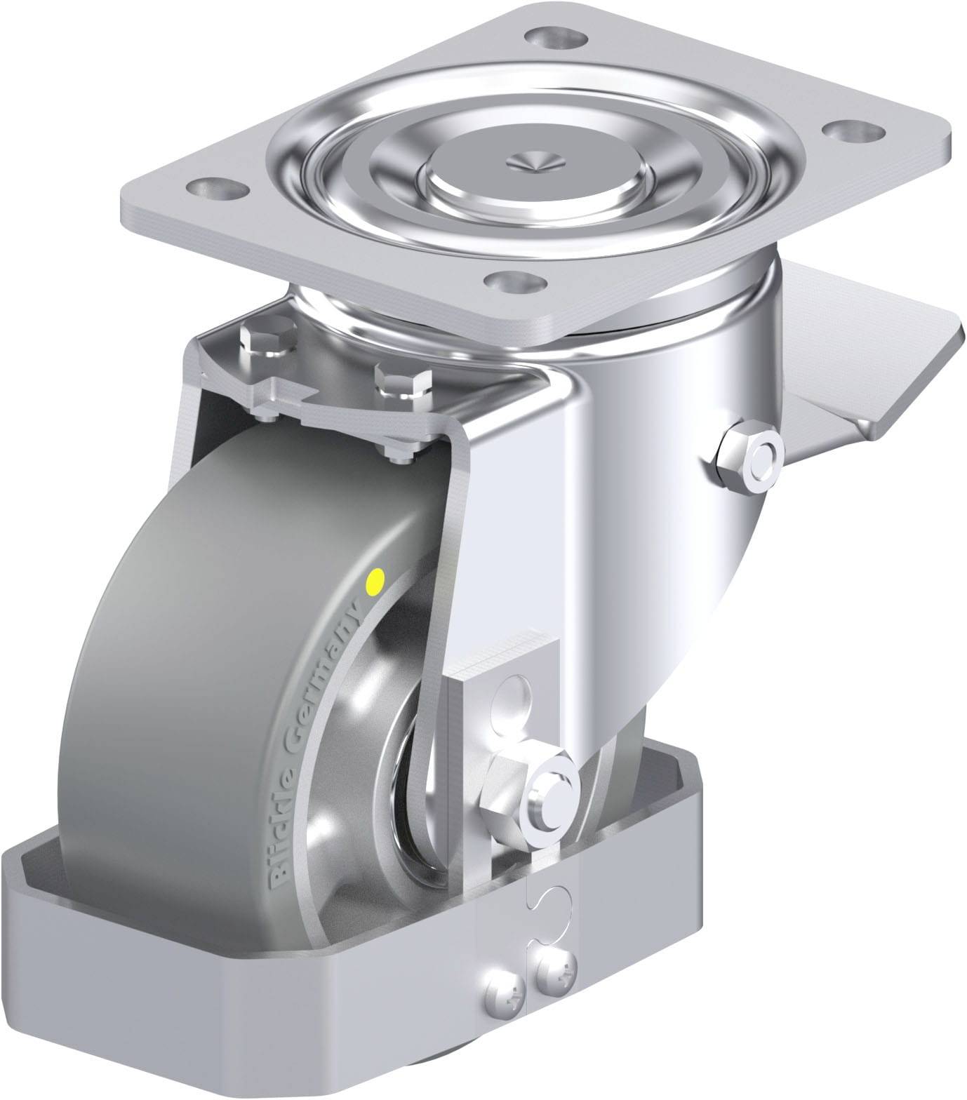 Blickle 939432 LH-ALTH 127K-ST-AS-FS Stahlblech-Lenkrolle Rad-Durchmesser: 125mm Tragfähigkeit (max.): 750kg 1St.