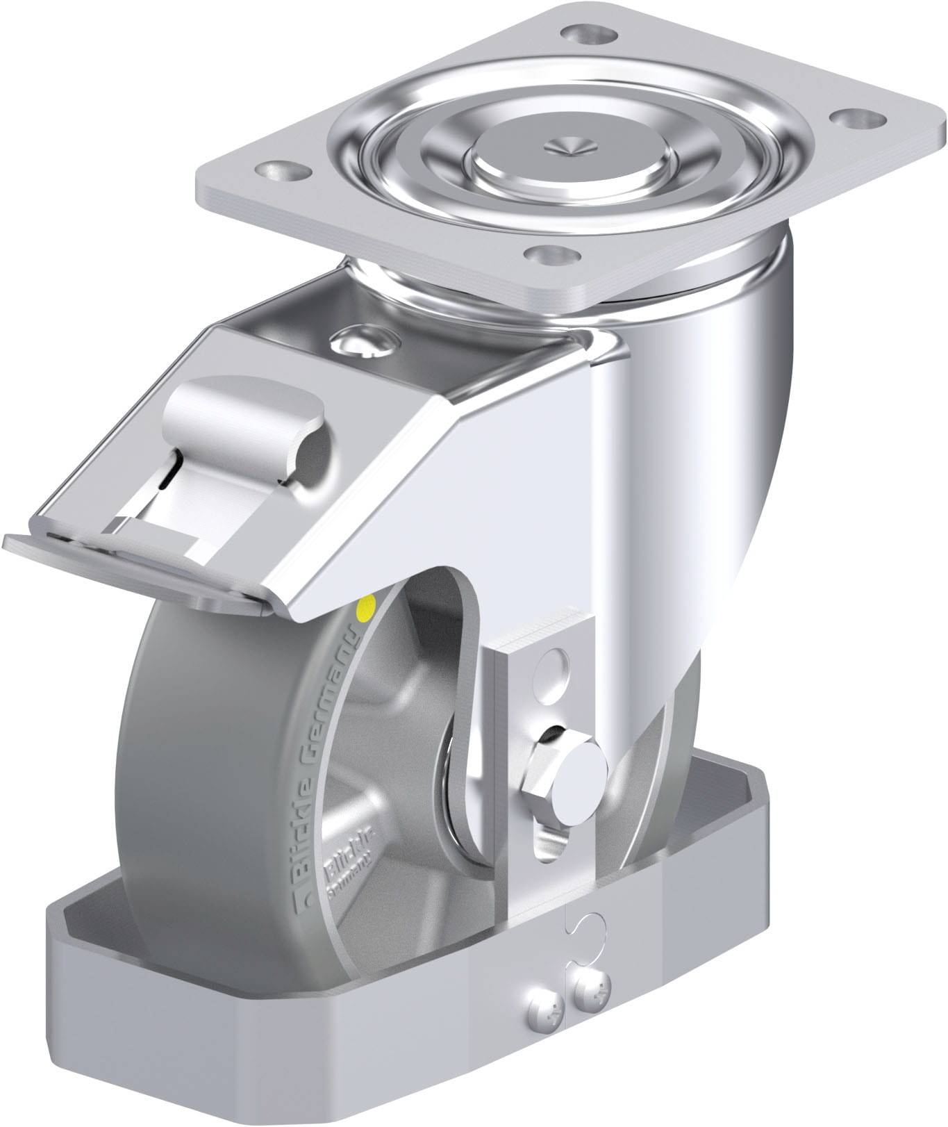 Blickle 939440 LH-ALTH 150K-FI-AS-FS Stahlblech-Lenkrolle Rad-Durchmesser: 150mm Tragfähigkeit (max.): 650kg 1St.