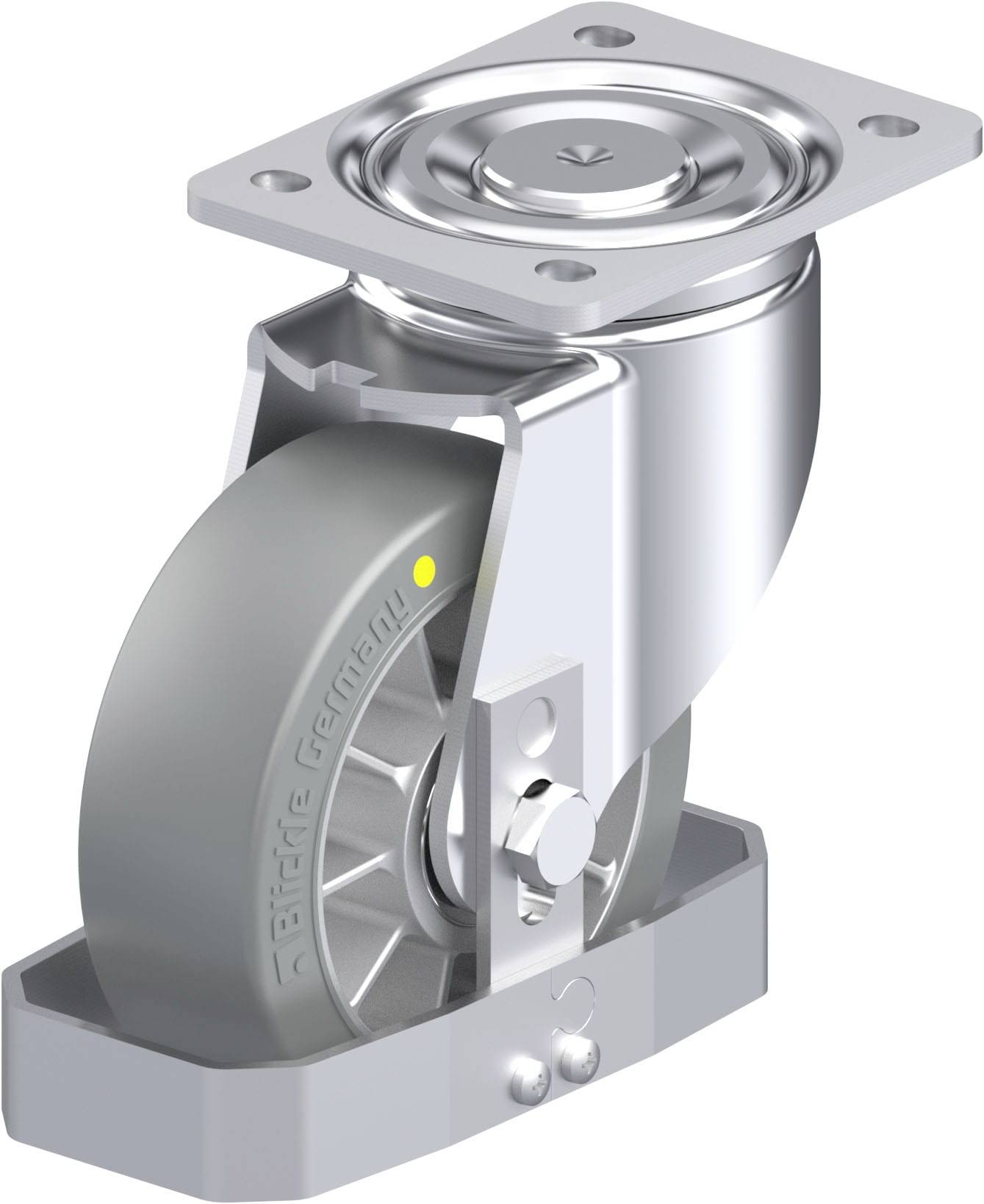 Blickle 939434 LH-ALTH 152K-AS-FS Stahlblech-Lenkrolle Rad-Durchmesser: 150mm Tragfähigkeit (max.): 900kg 1St.