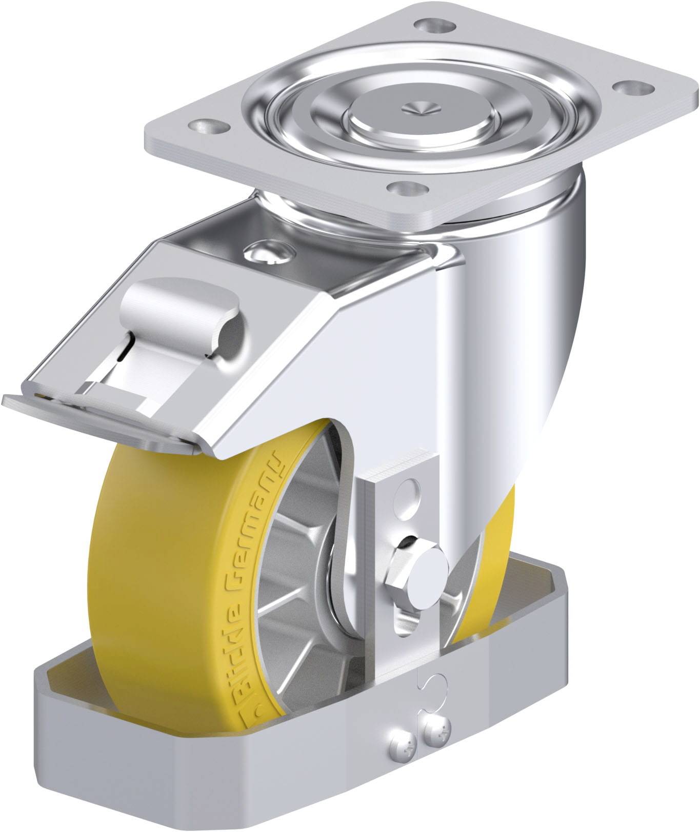 Blickle 939435 LH-ALTH 152K-FI-FS Stahlblech-Lenkrolle Rad-Durchmesser: 150mm Tragfähigkeit (max.): 900kg 1St.