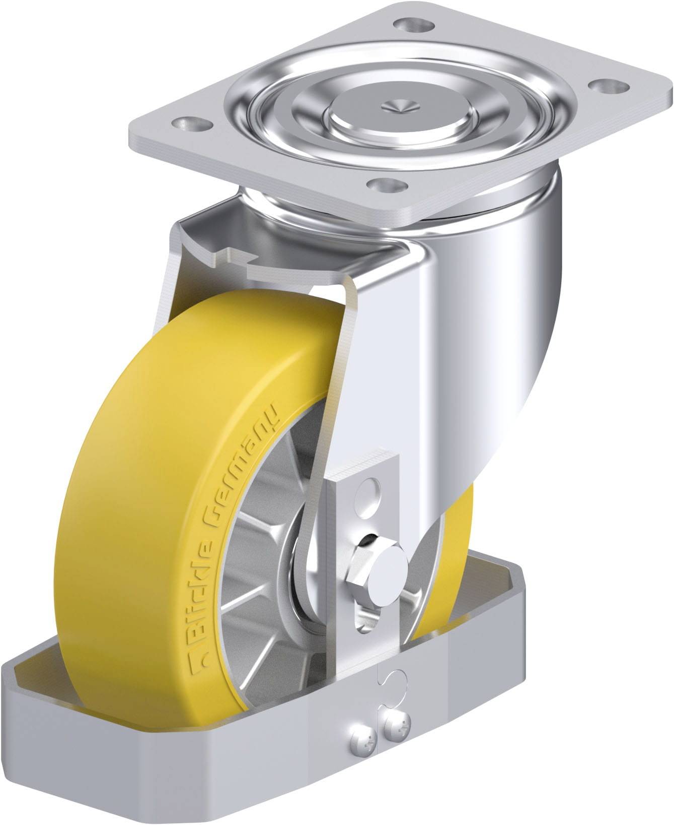 Blickle 939433 LH-ALTH 152K-FS Stahlblech-Lenkrolle Rad-Durchmesser: 150mm Tragfähigkeit (max.): 900kg 1St.