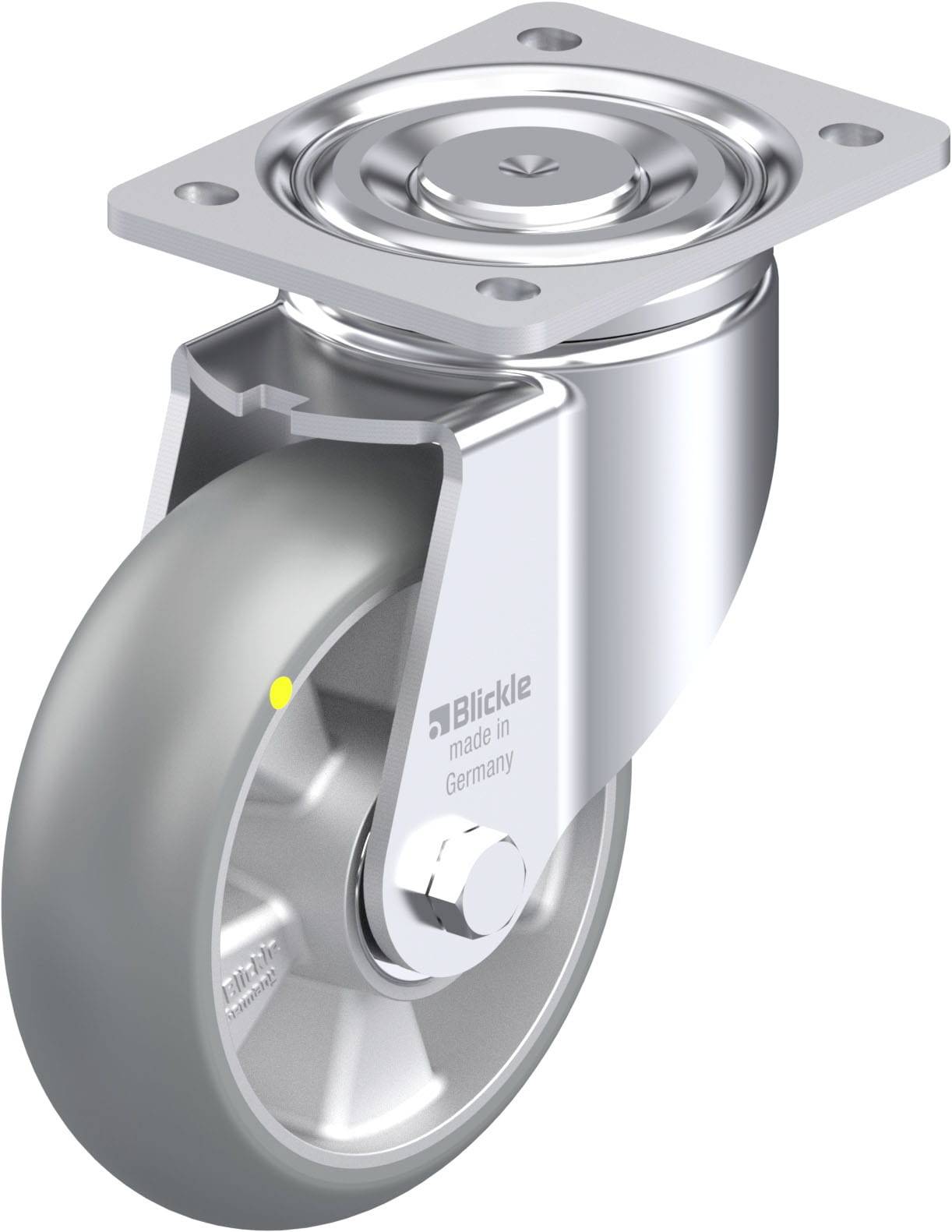 Blickle 936675 LH-ALTH 160K-AS-CO Stahlblech-Lenkrolle Rad-Durchmesser: 160mm Tragfähigkeit (max.): 750kg 1St.