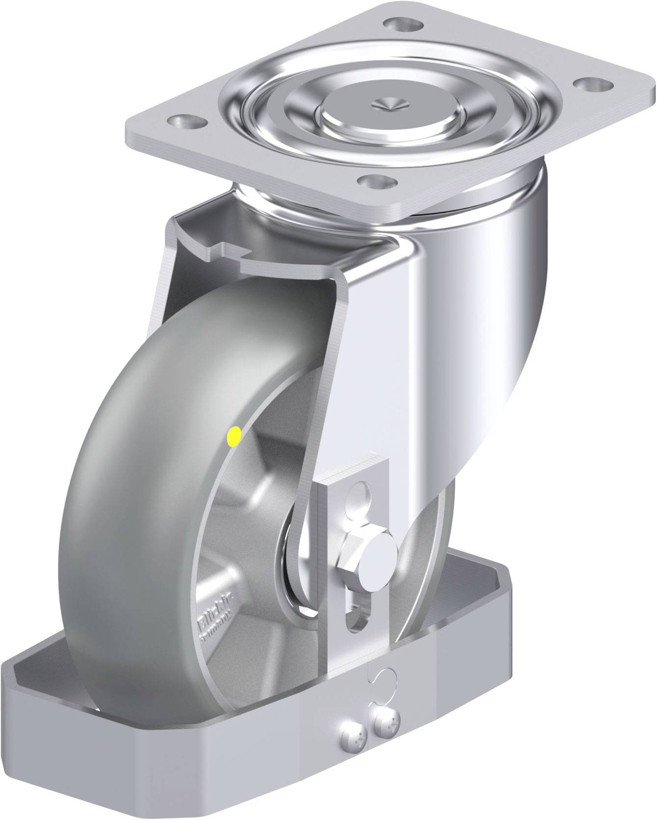 Blickle 939442 LH-ALTH 160K-AS-CO-FS Stahlblech-Lenkrolle Rad-Durchmesser: 160mm Tragfähigkeit (max.): 750kg 1St.