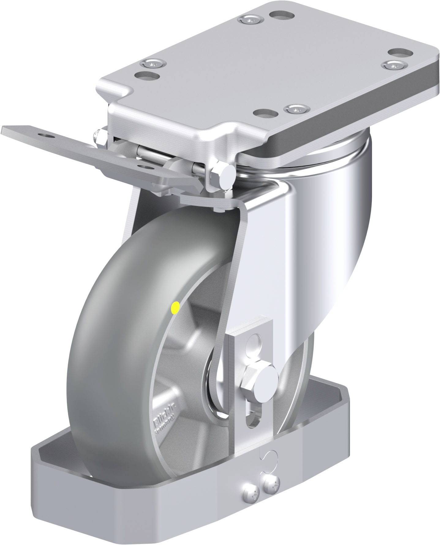 Blickle 939446 LH-ALTH 160K-IS-AS-CO-FS Stahlblech-Lenkrolle Rad-Durchmesser: 160mm Tragfähigkeit (max.): 750kg 1St.