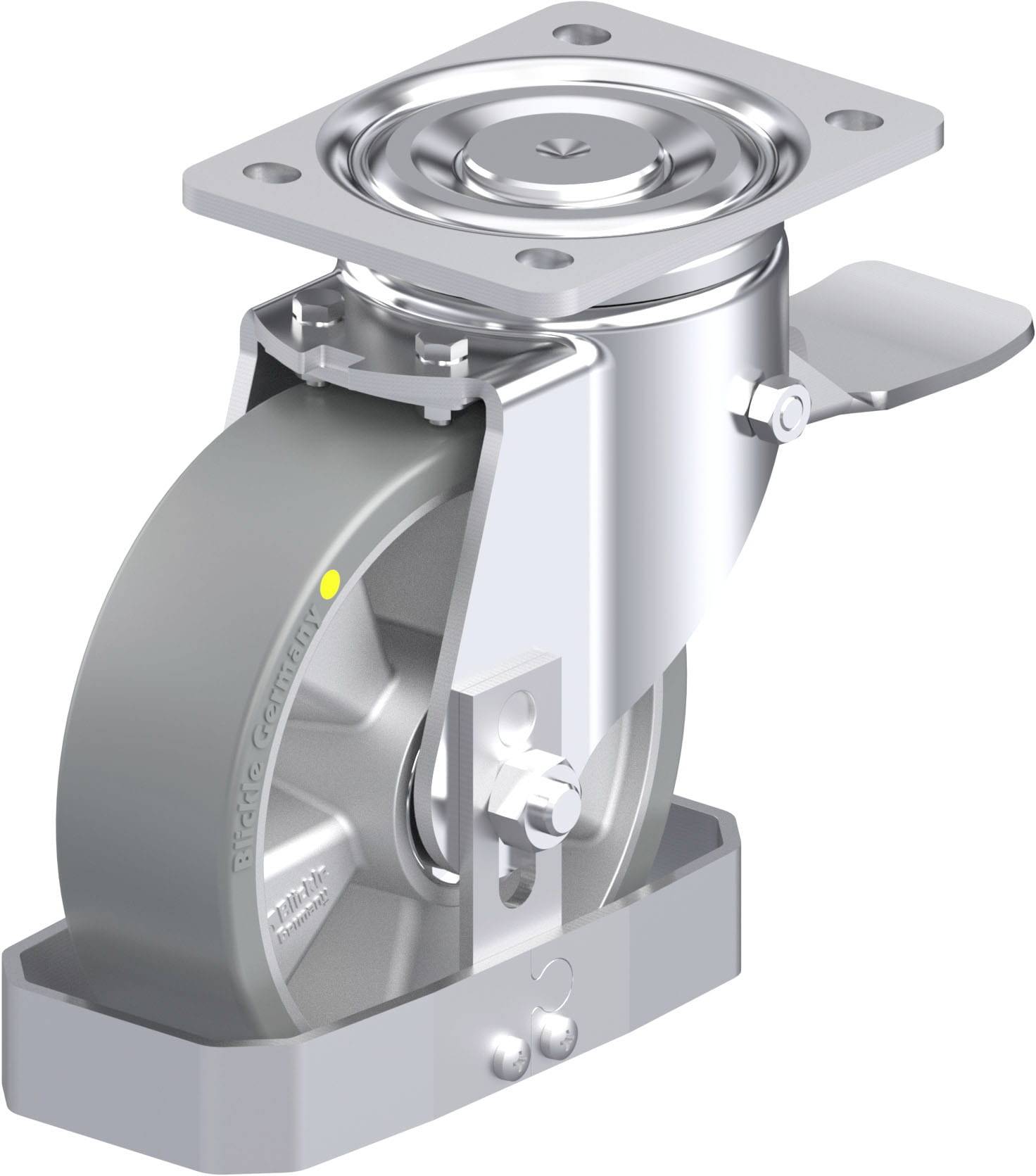 Blickle 939459 LH-ALTH 160K-ST-AS-FS Stahlblech-Lenkrolle Rad-Durchmesser: 160mm Tragfähigkeit (max.): 750kg 1St.