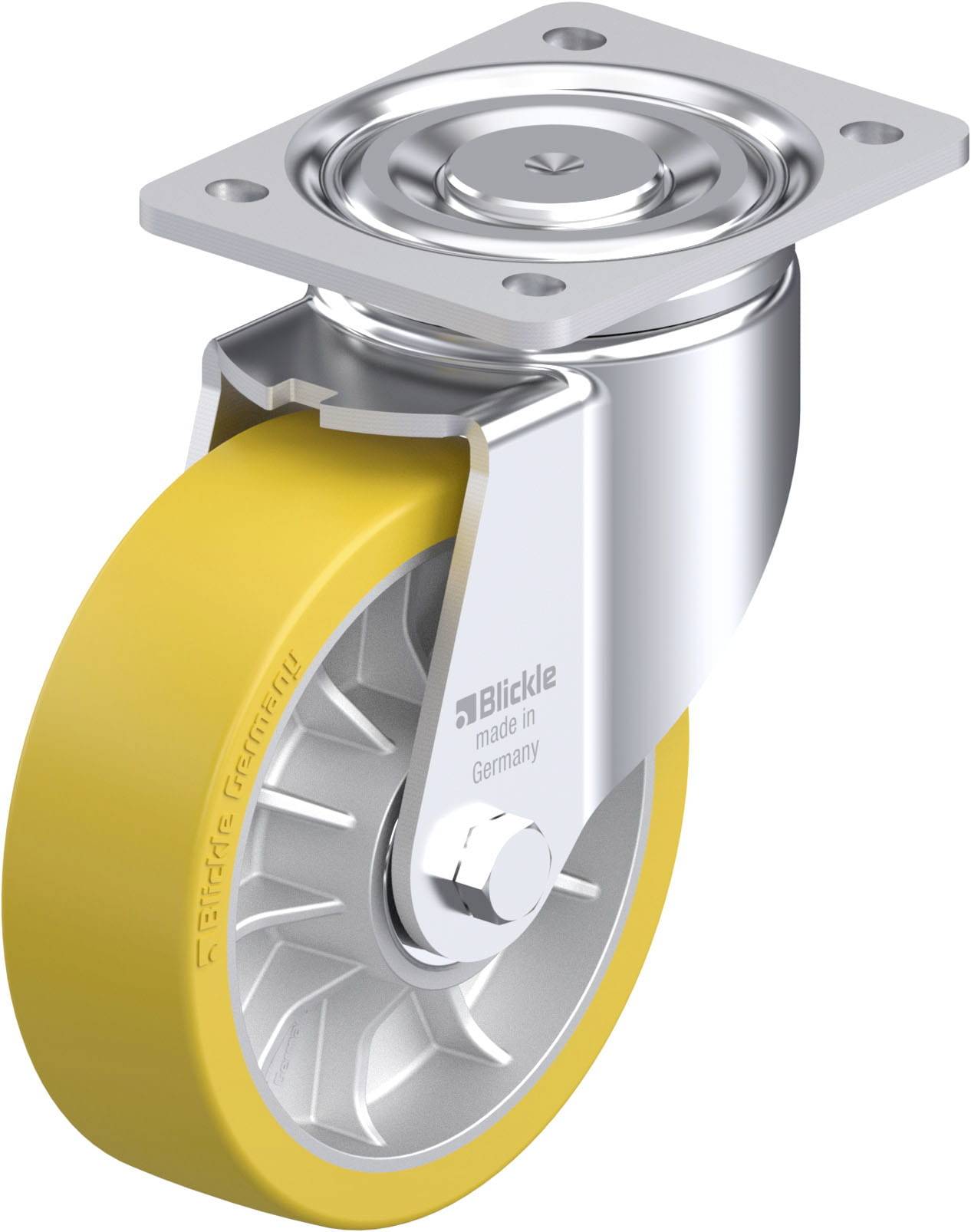Blickle 936679 LH-ALTH 162K Stahlblech-Lenkrolle Rad-Durchmesser: 160mm Tragfähigkeit (max.): 900kg 1St.