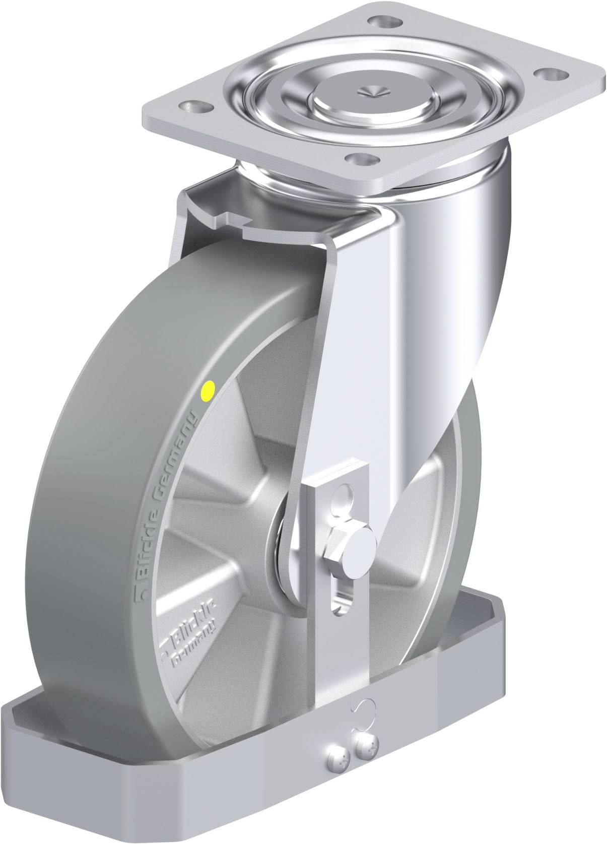 Blickle 853857 LH-ALTH 200K-AS-FS Stahlblech-Lenkrolle Rad-Durchmesser: 200mm Tragfähigkeit (max.): 800kg 1St.