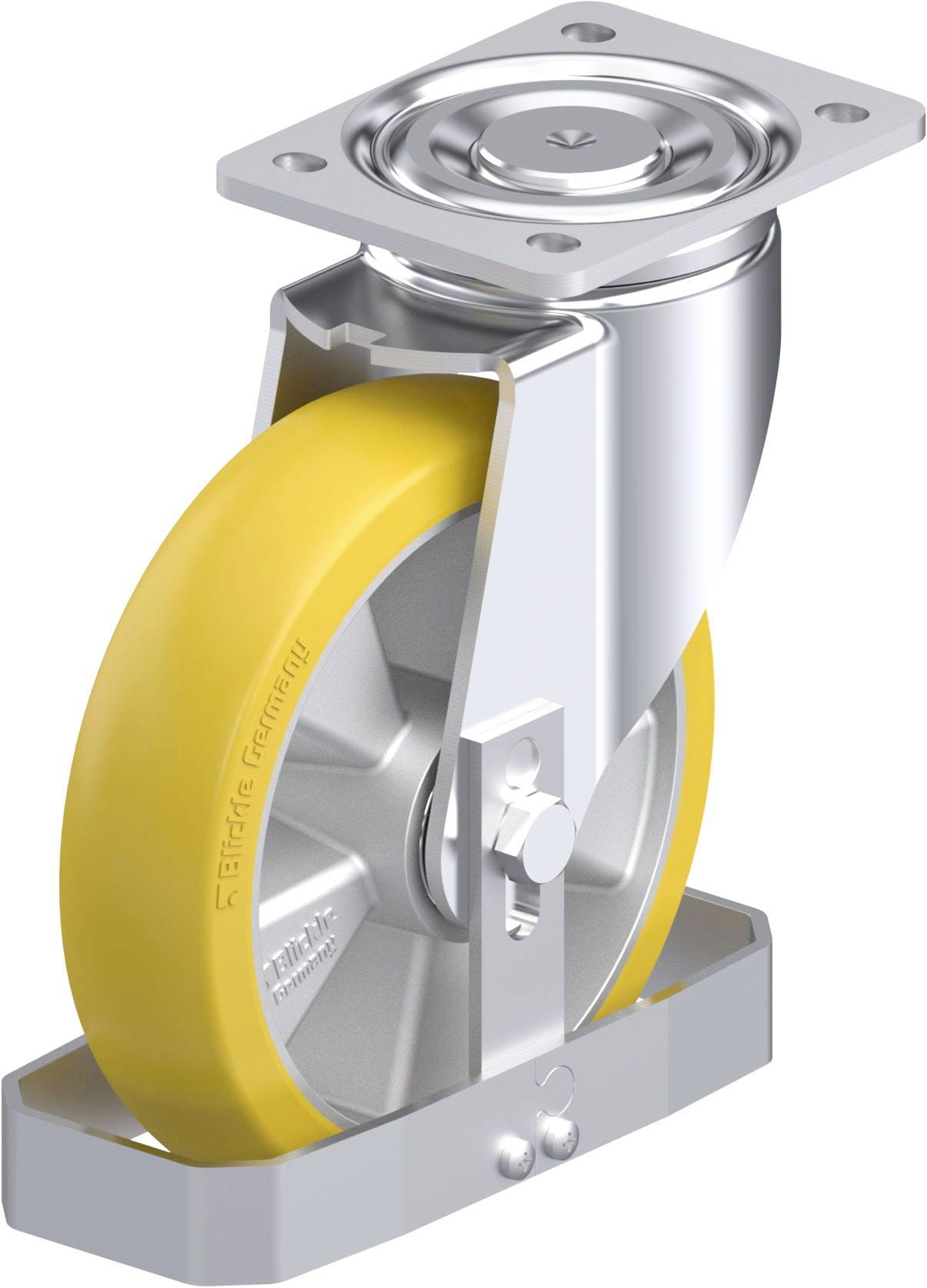 Blickle 889824 LH-ALTH 200K-CO-FS Stahlblech-Lenkrolle Rad-Durchmesser: 200mm Tragfähigkeit (max.): 800kg 1St.