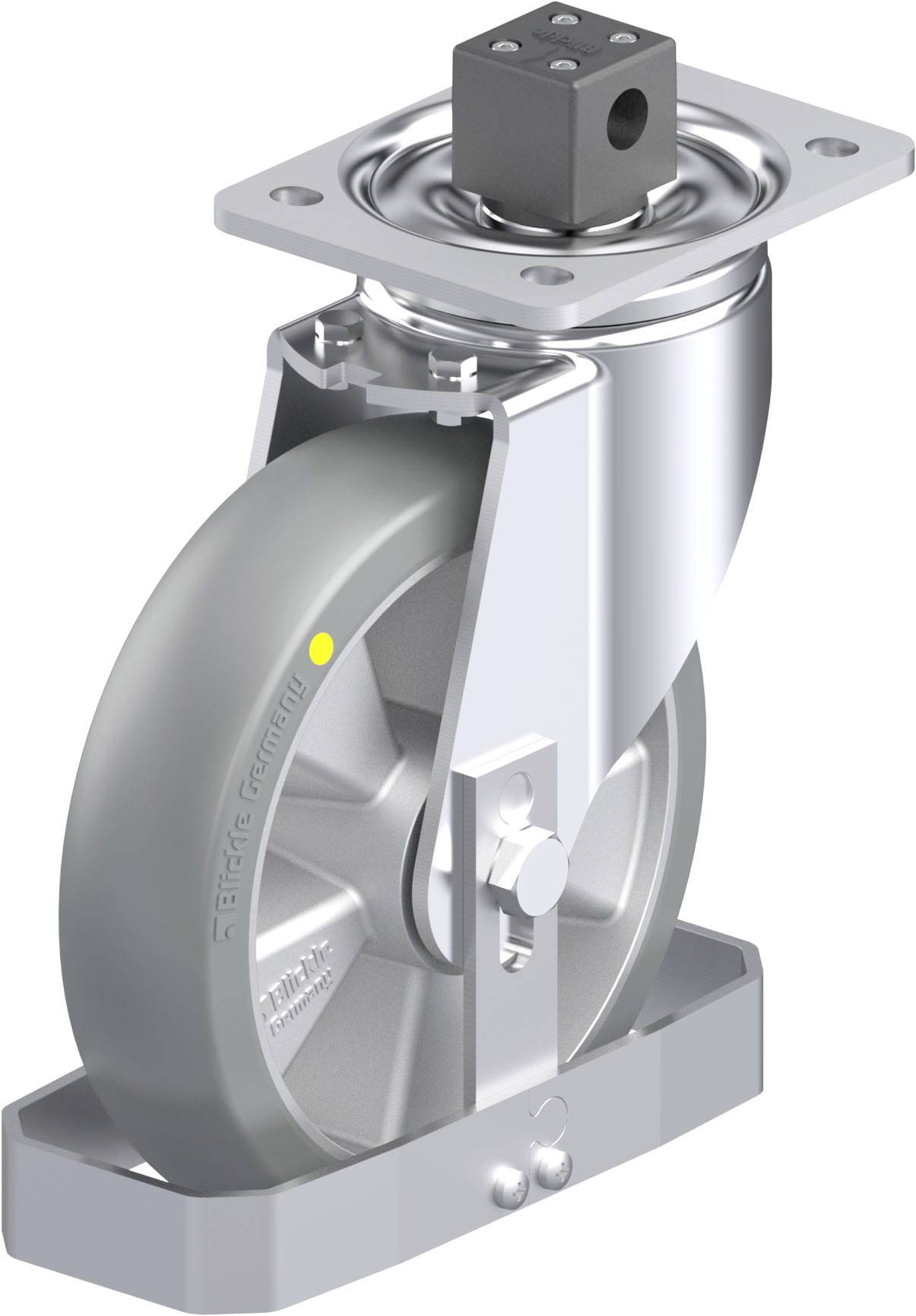 Blickle 939465 LH-ALTH 200K-CS13-AS-CO-FS Stahlblech-Lenkrolle Rad-Durchmesser: 200mm Tragfähigkeit (max.): 800kg 1St.