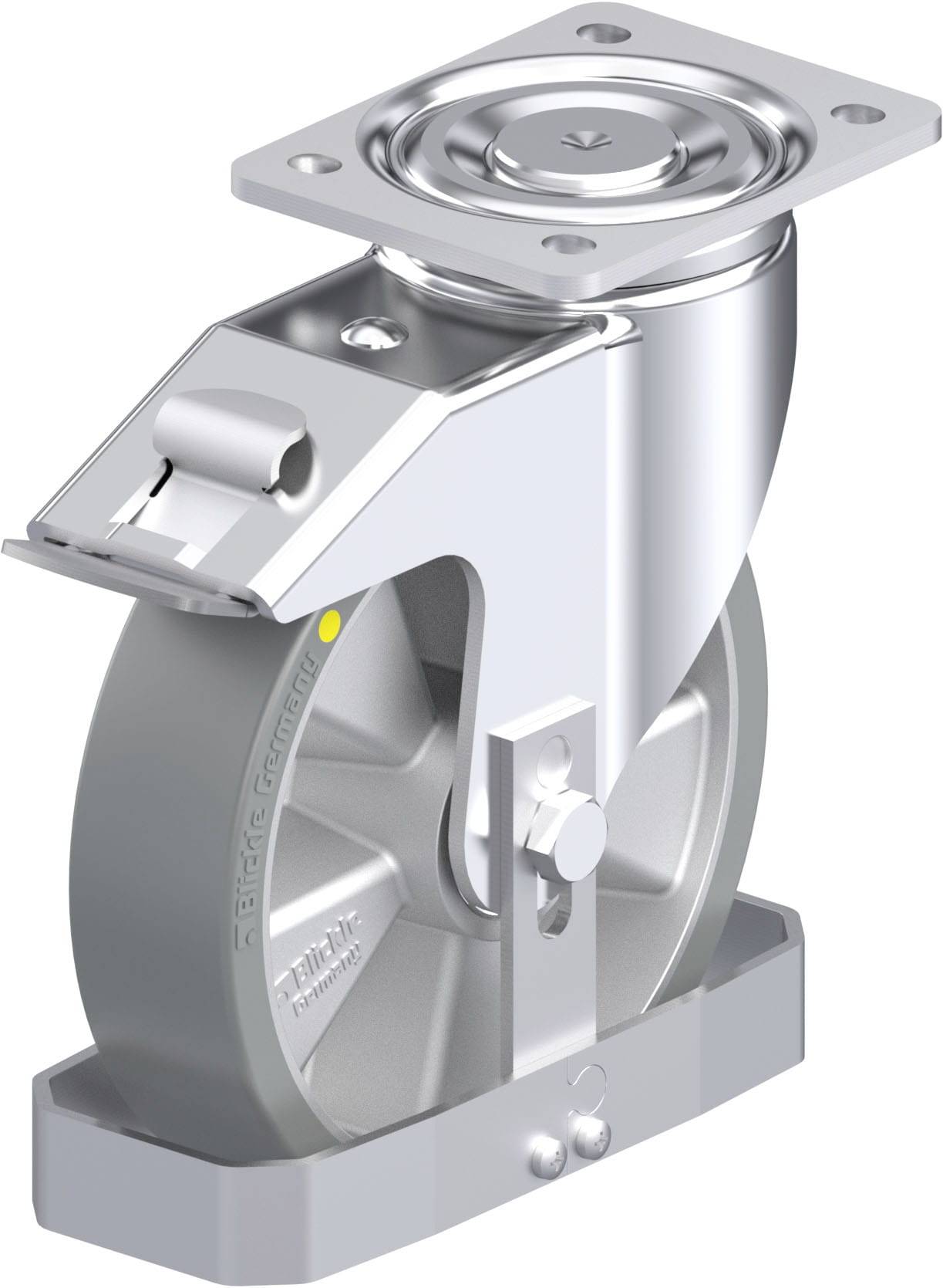 Blickle 872483 LH-ALTH 200K-FI-AS-FS Stahlblech-Lenkrolle Rad-Durchmesser: 200mm Tragfähigkeit (max.): 800kg 1St.