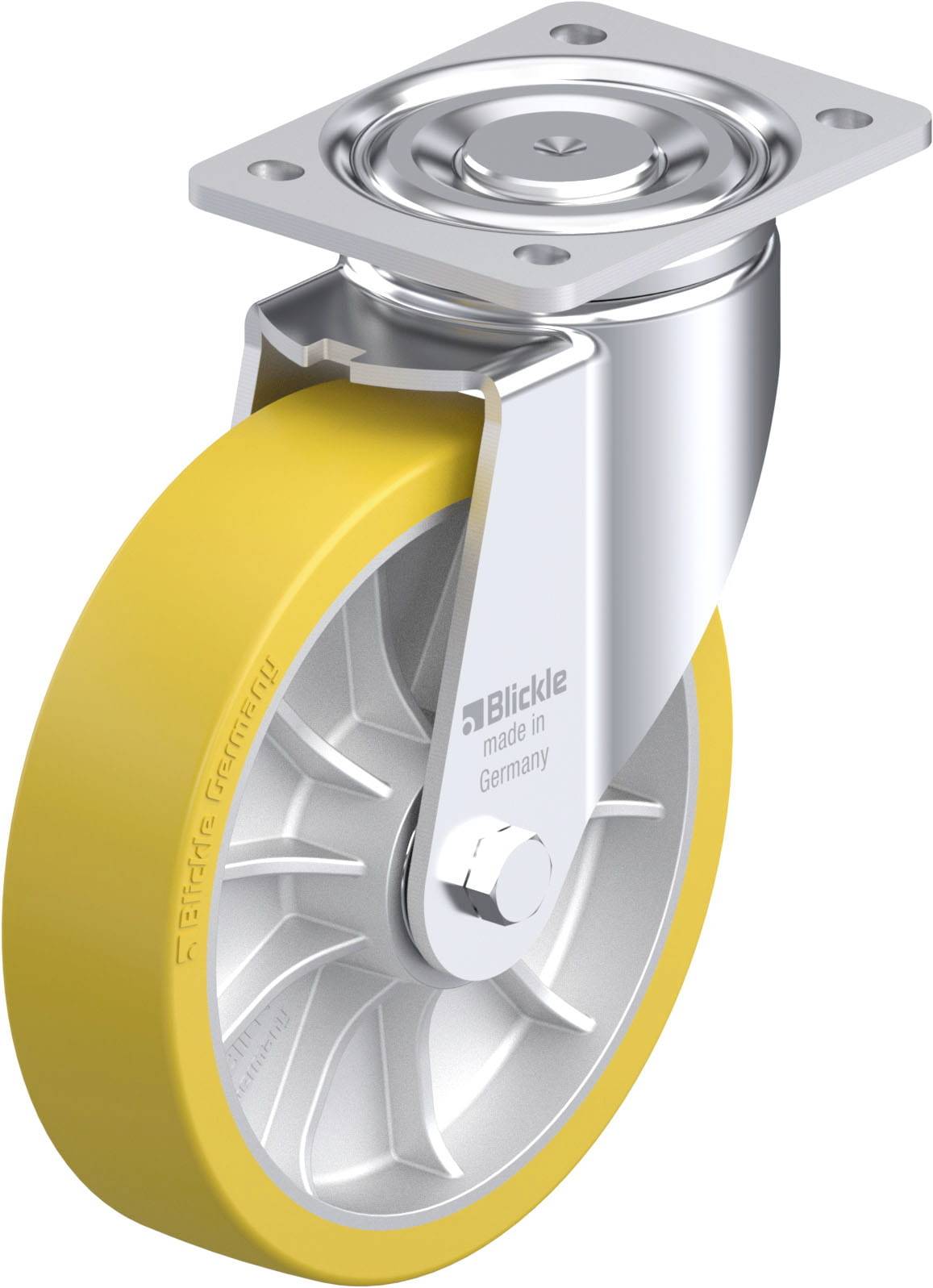 Blickle 936695 LH-ALTH 202K Stahlblech-Lenkrolle Rad-Durchmesser: 200mm Tragfähigkeit (max.): 900kg 1St.