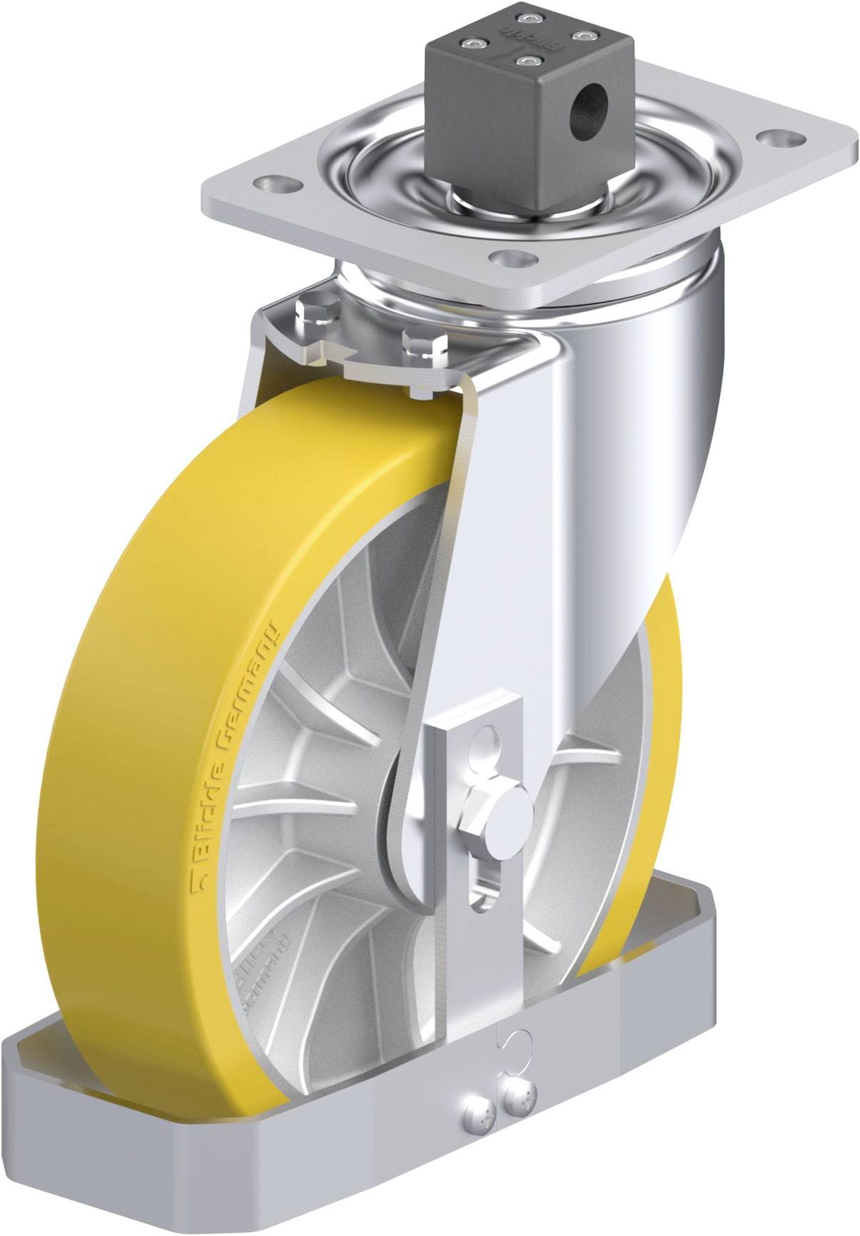 Blickle 939472 LH-ALTH 202K-CS13-FS Stahlblech-Lenkrolle Rad-Durchmesser: 200mm Tragfähigkeit (max.): 900kg 1St.