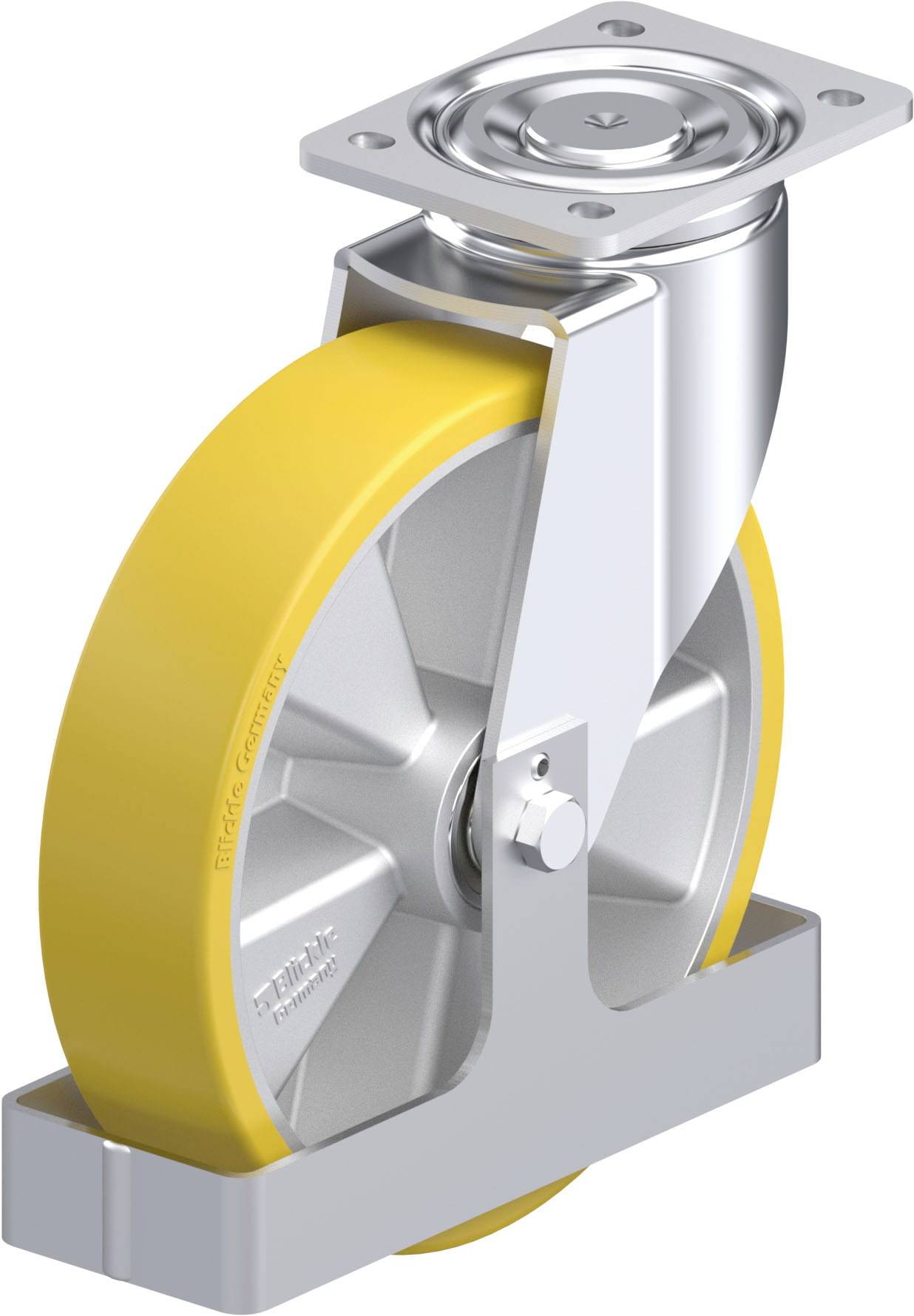 Blickle 880381 LH-ALTH 250K-FS Stahlblech-Lenkrolle Rad-Durchmesser: 250mm Tragfähigkeit (max.): 900kg 1St.