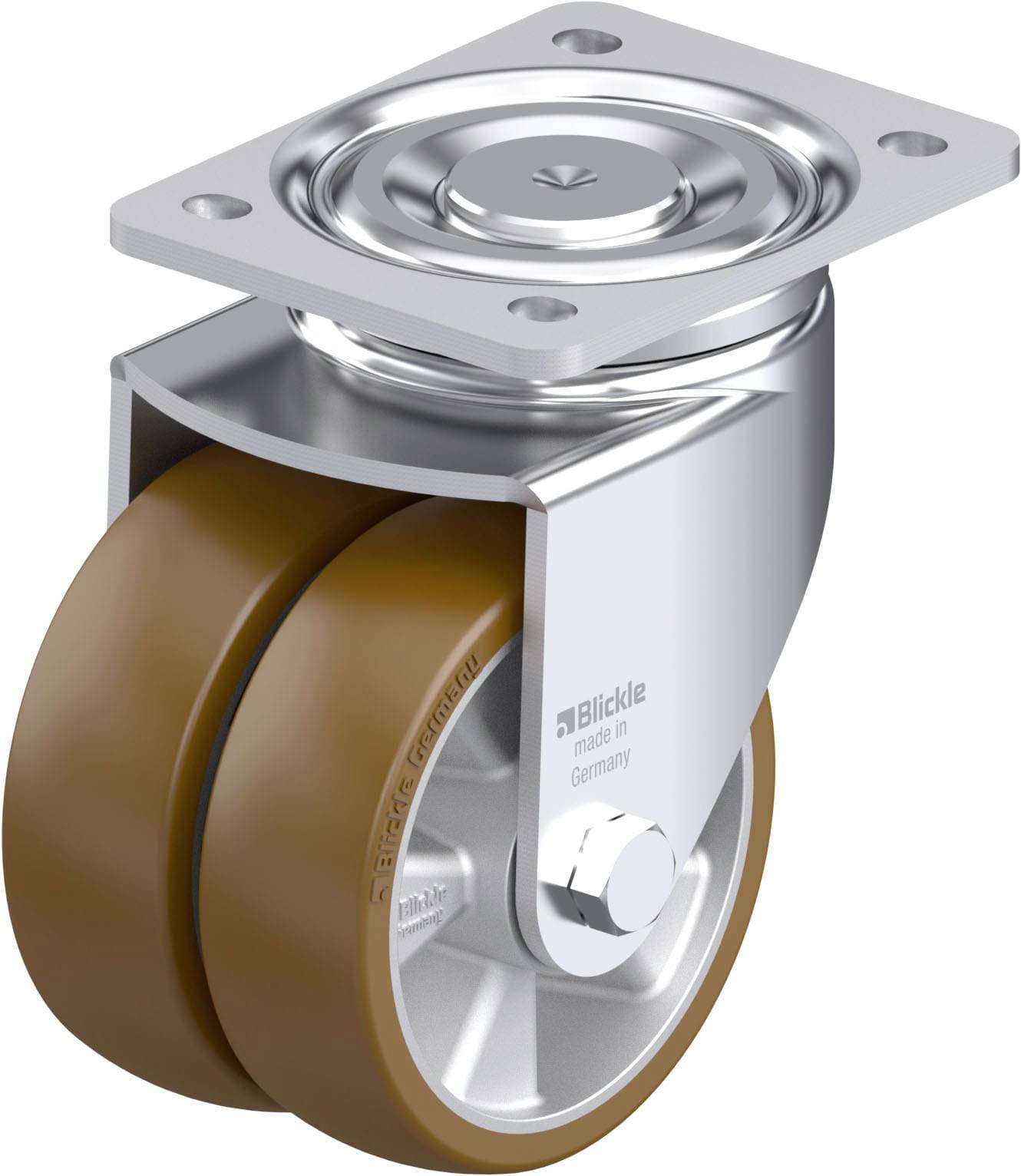 Blickle 942198 LHD-ALB 125K Stahlblech-Doppel-Lenkrolle Rad-Durchmesser: 125mm Tragfähigkeit (max.): 900kg 1St.