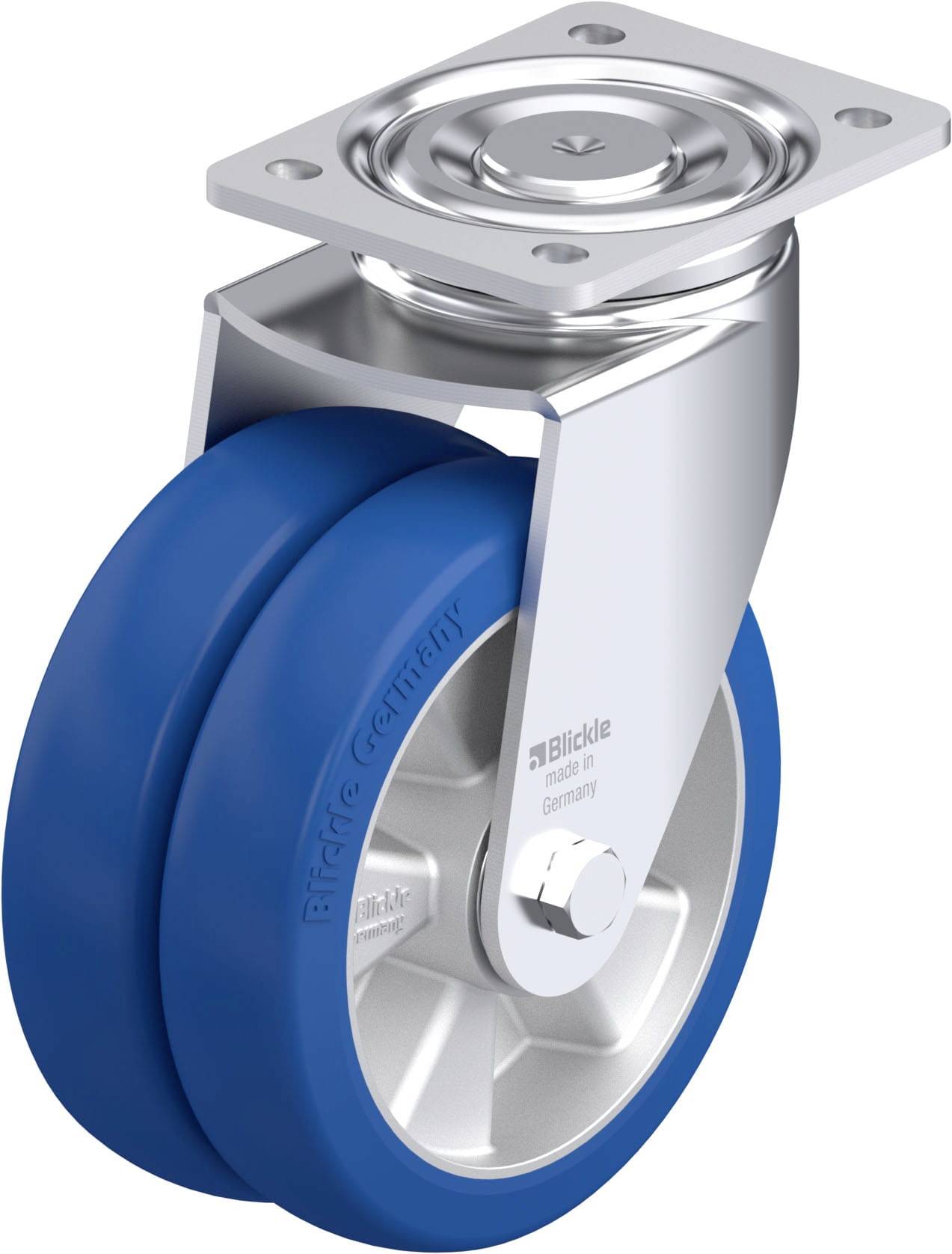 Blickle 919559 LHD-ALBS 181K Stahlblech-Doppel-Lenkrolle Rad-Durchmesser: 180mm Tragfähigkeit (max.): 800kg 1St.