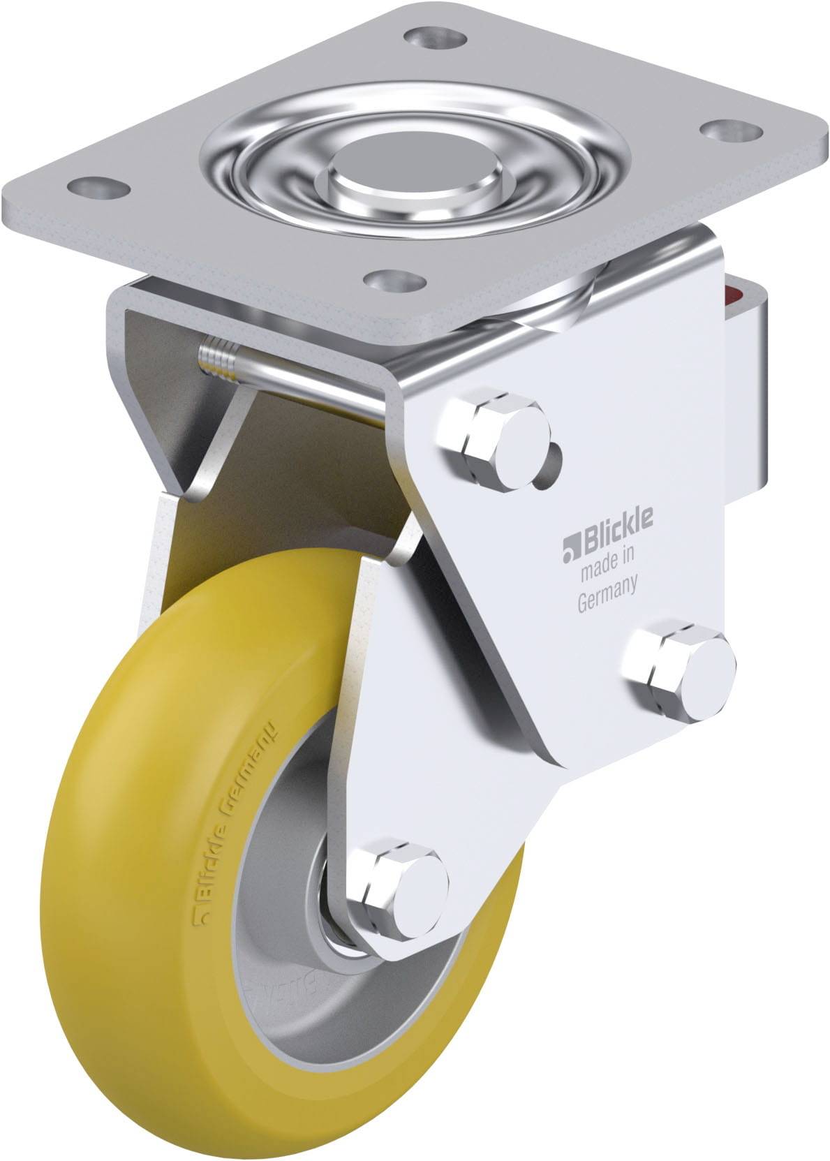 Blickle 937364 LHF-ALTH 125K-3-FA-CO Stahlblech-Lenkrolle Rad-Durchmesser: 125mm Tragfähigkeit (max.): 350kg 1St.