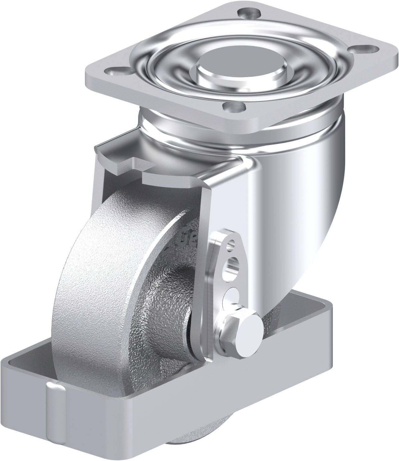 Blickle 940271 LH-G 100G-1-FS Stahlblech-Lenkrolle Rad-Durchmesser: 100mm Tragfähigkeit (max.): 400kg 1St.