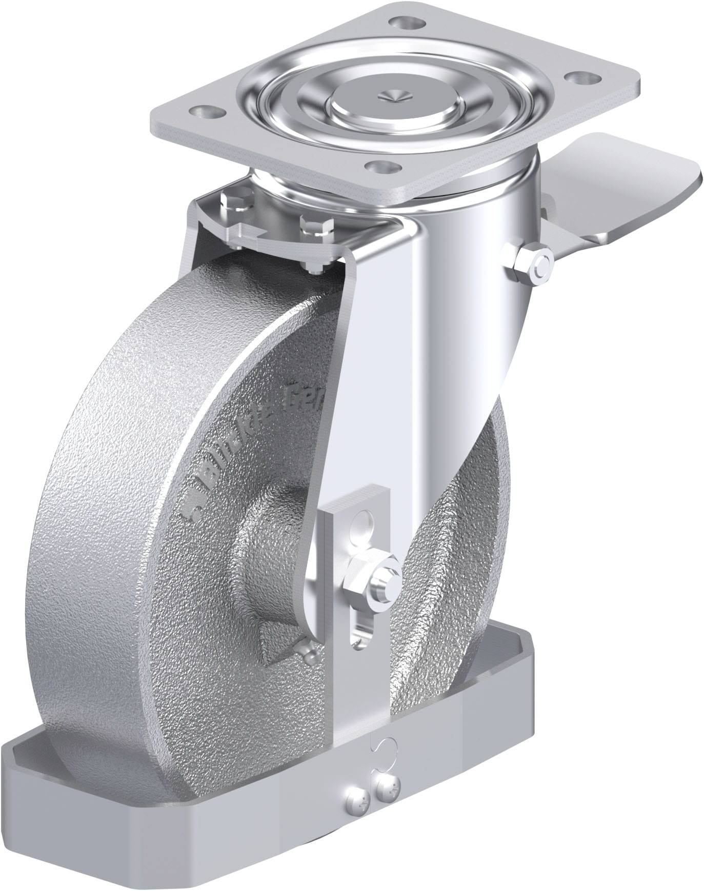 Blickle 940301 LH-G 200G-ST-FS Stahlblech-Lenkrolle Rad-Durchmesser: 200mm Tragfähigkeit (max.): 900kg 1St.