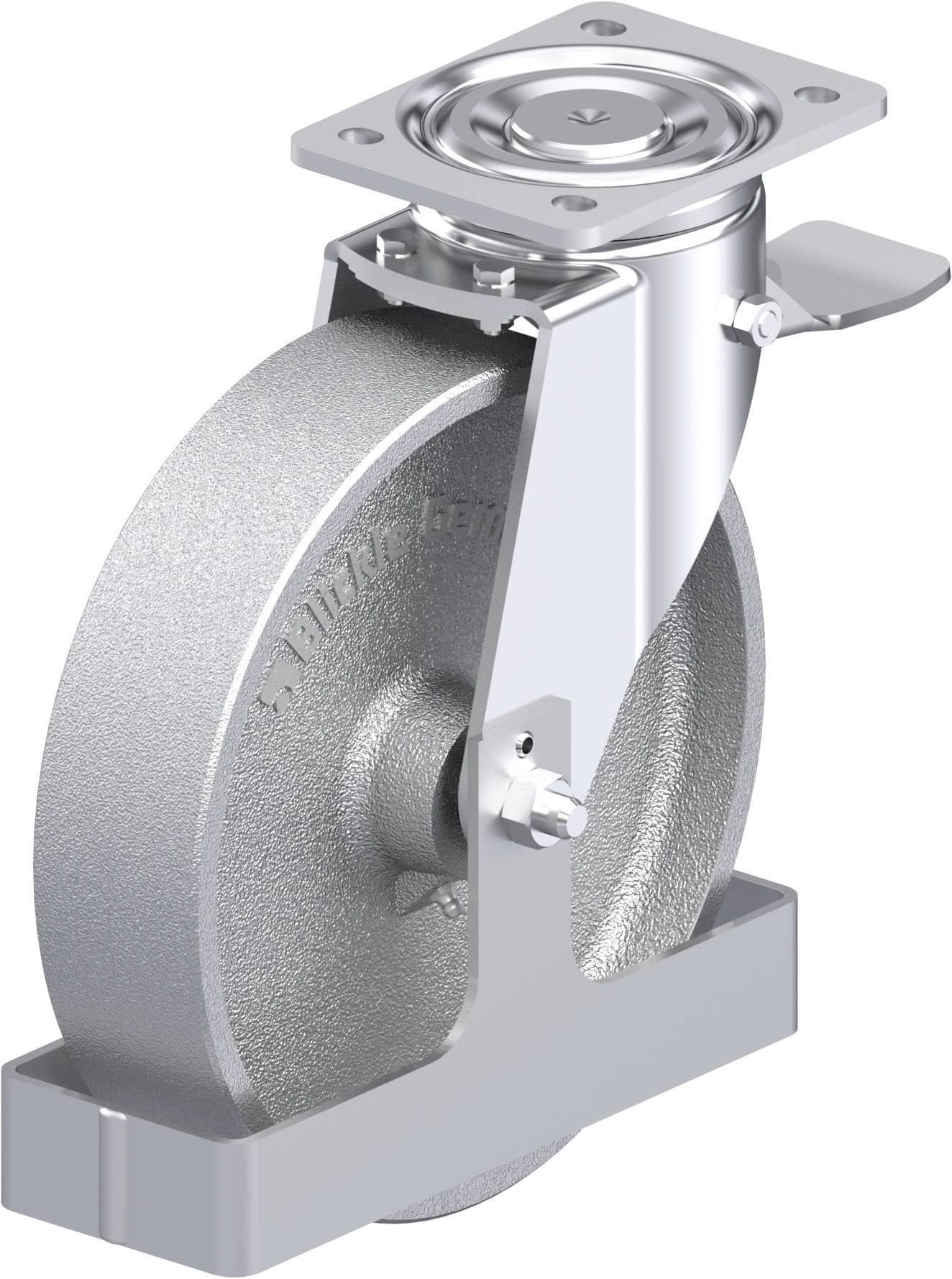 Blickle 940304 LH-G 250G-ST-FS Stahlblech-Lenkrolle Rad-Durchmesser: 250mm Tragfähigkeit (max.): 900kg 1St.