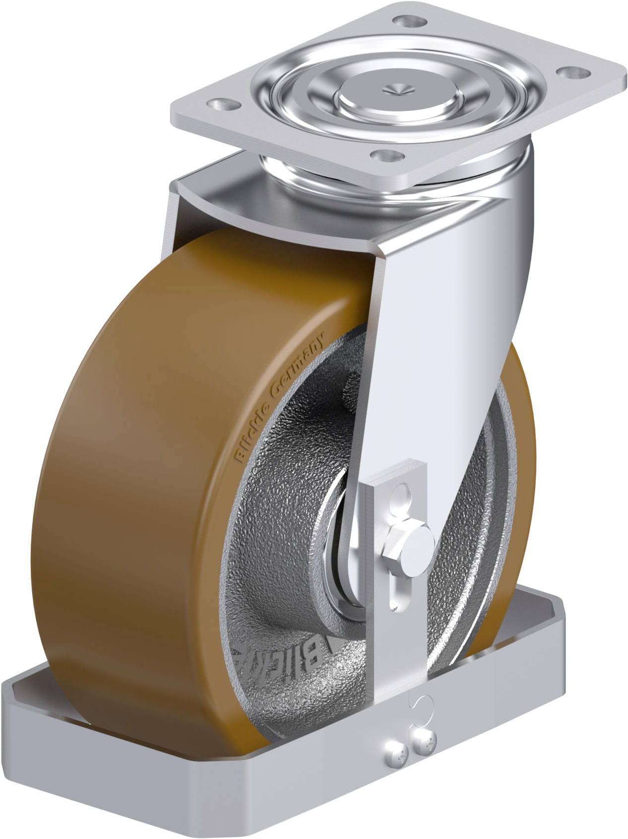 Blickle 939551 LH-GB 202K-FS Stahlblech-Lenkrolle Rad-Durchmesser: 200mm Tragfähigkeit (max.): 800kg 1St.