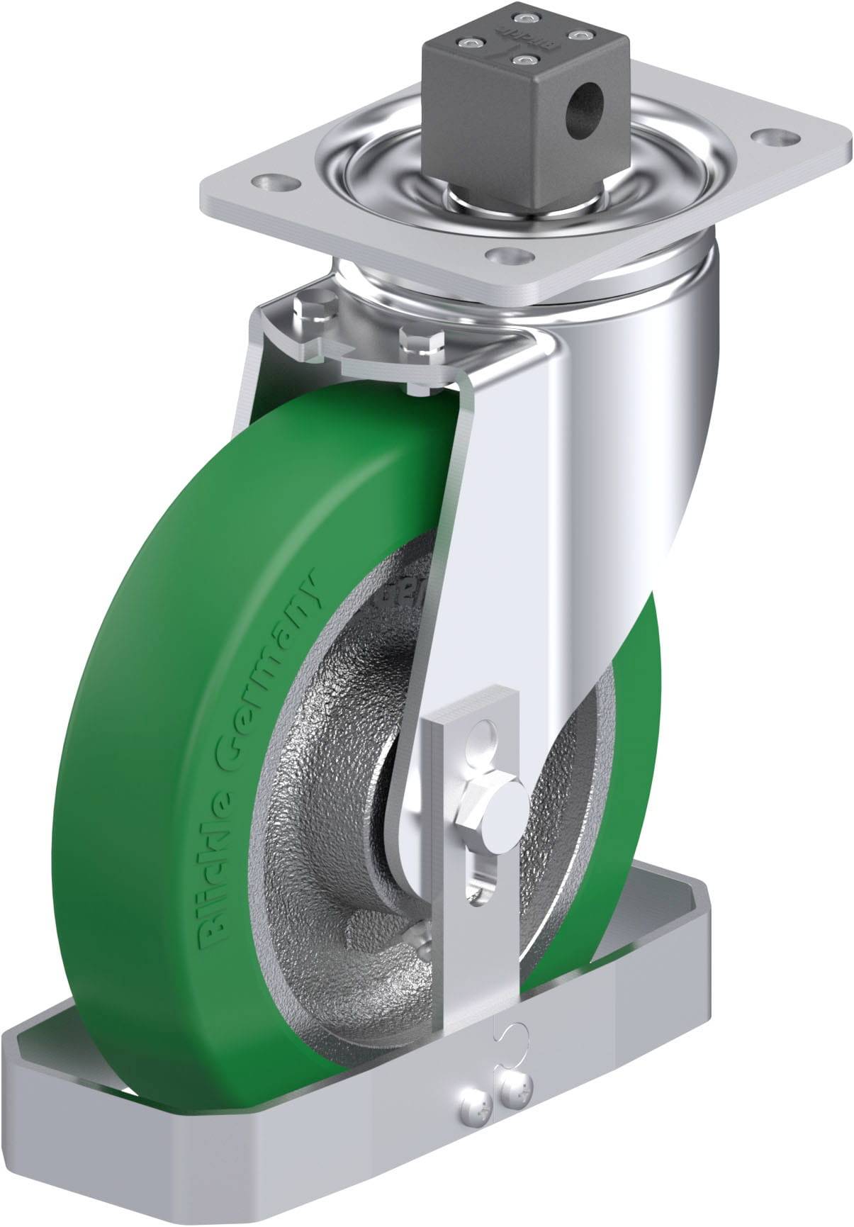 Blickle 939252 LH-GST 200K-CS13-FS Stahlblech-Lenkrolle Rad-Durchmesser: 200mm Tragfähigkeit (max.): 800kg 1St.