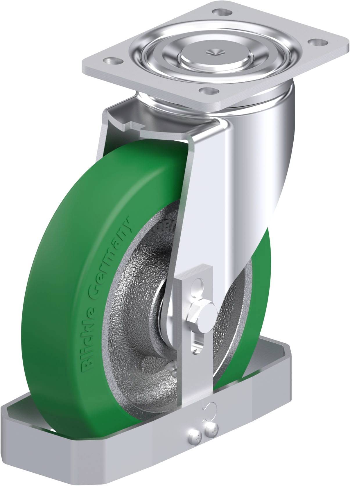 Blickle 920116 LH-GST 200K-FS Stahlblech-Lenkrolle Rad-Durchmesser: 200mm Tragfähigkeit (max.): 800kg 1St.