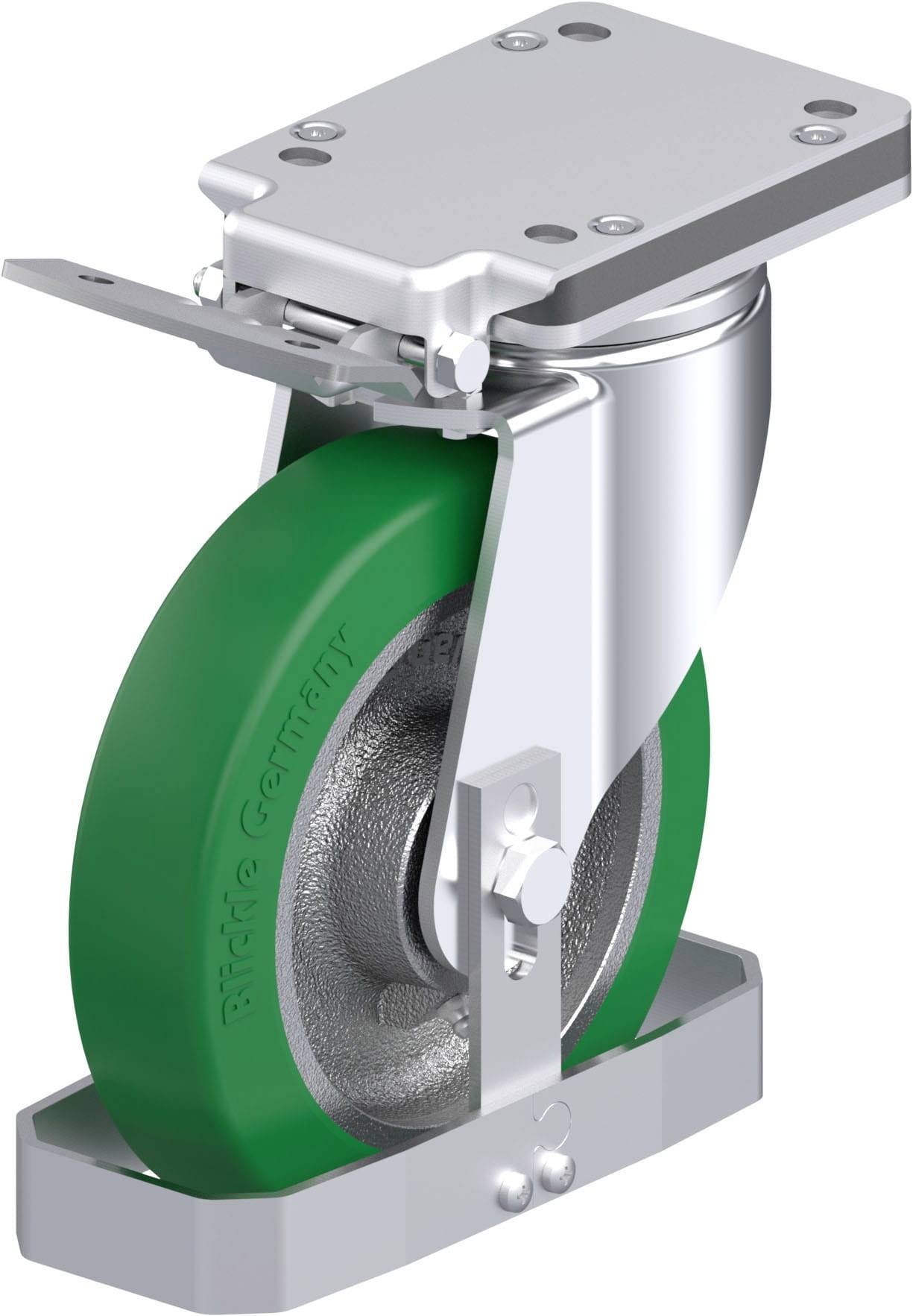 Blickle 939254 LH-GST 200K-IS-FS Stahlblech-Lenkrolle Rad-Durchmesser: 200mm Tragfähigkeit (max.): 800kg 1St.