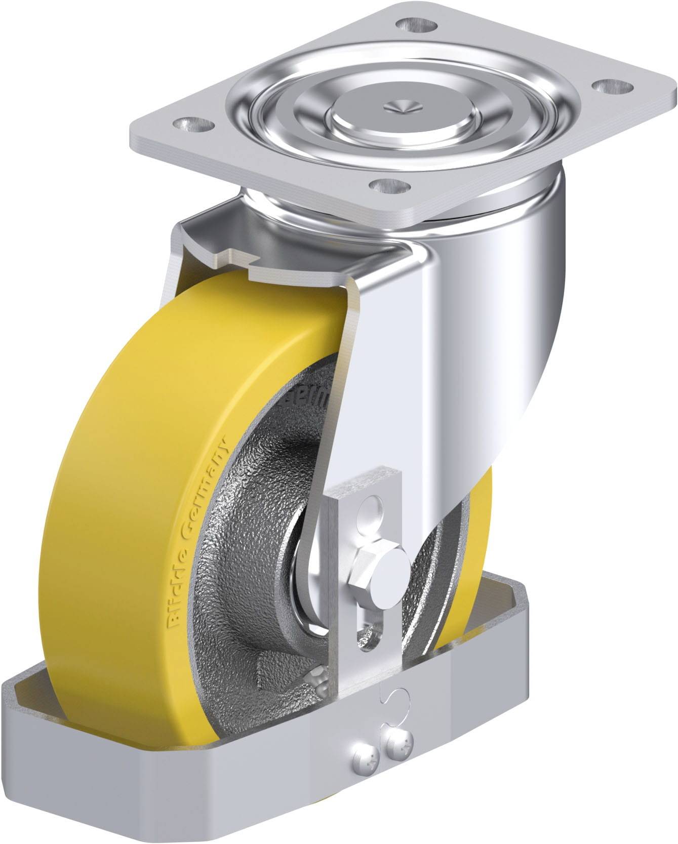 Blickle 739517 LH-GTH 160K-FS Stahlblech-Lenkrolle Rad-Durchmesser: 160mm Tragfähigkeit (max.): 800kg 1St.