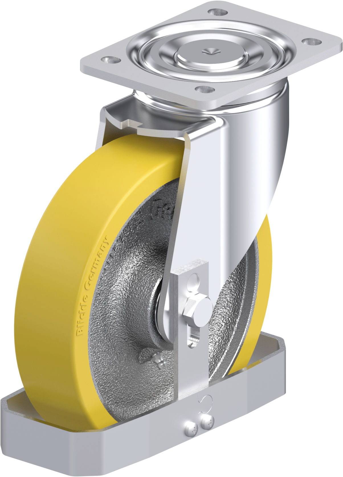 Blickle 763104 LH-GTH 200K-FS Stahlblech-Lenkrolle Rad-Durchmesser: 200mm Tragfähigkeit (max.): 900kg 1St.