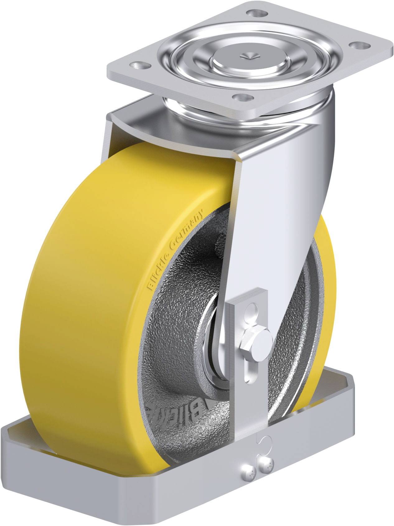 Blickle 939515 LH-GTH 202K-FS Stahlblech-Lenkrolle Rad-Durchmesser: 200mm Tragfähigkeit (max.): 800kg 1St.