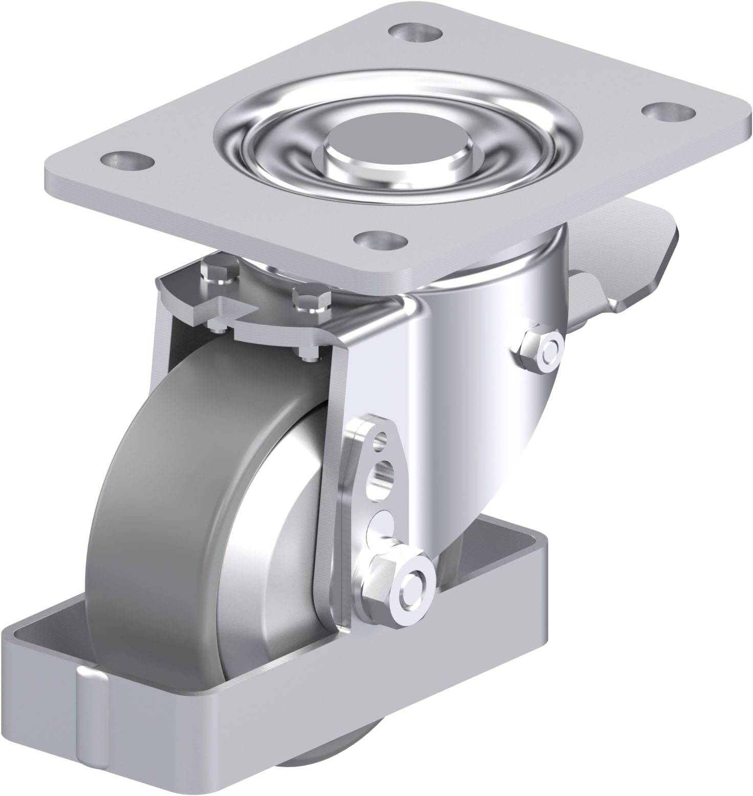 Blickle 946701 LH-PO 100KA-3-ST-ELS-FA-FS Stahlblech-Lenkrolle Rad-Durchmesser: 100mm Tragfähigkeit (max.): 280kg 1St.