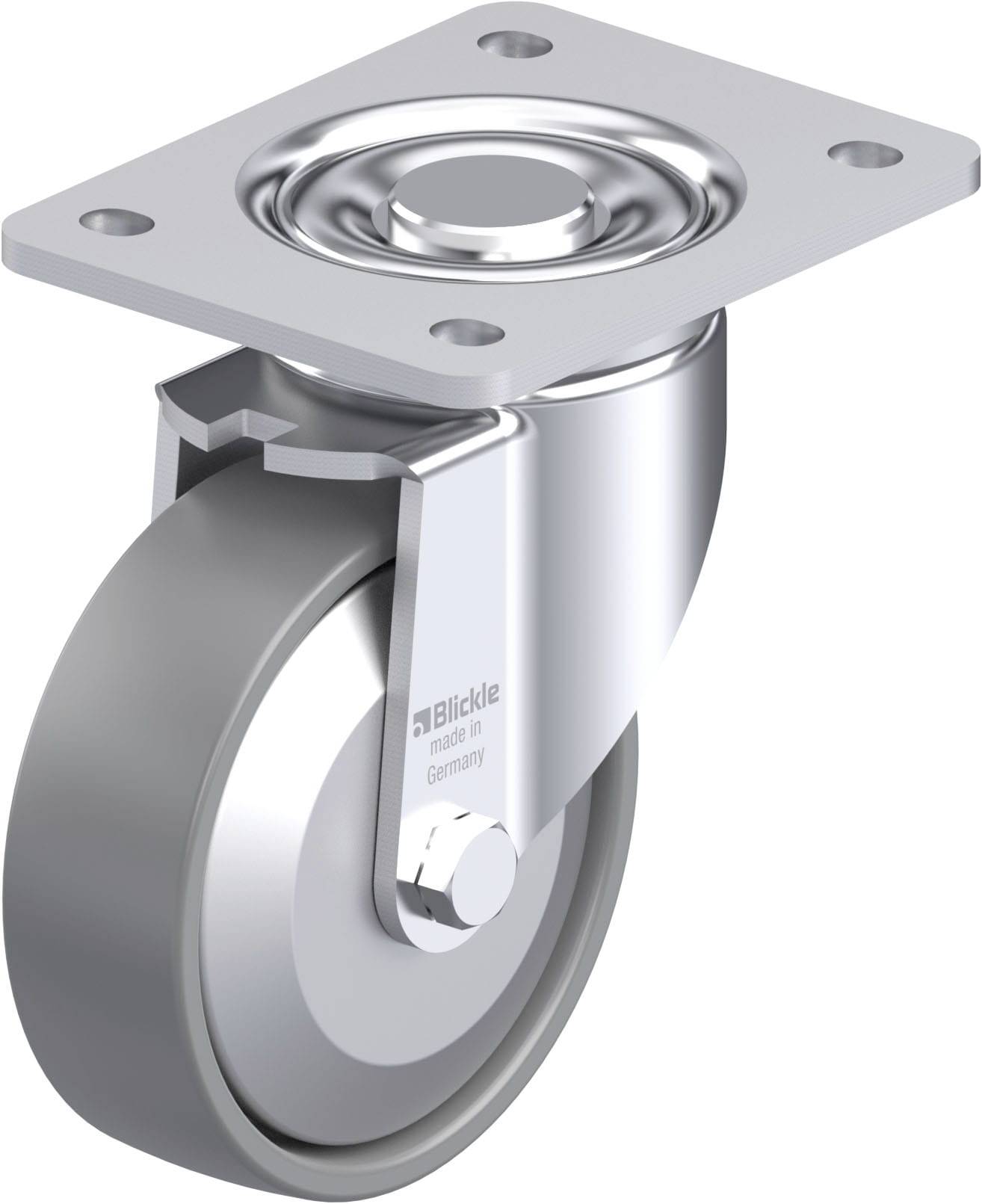 Blickle 946720 LH-PO 125KA-3-ELS-FA Stahlblech-Lenkrolle Rad-Durchmesser: 125mm Tragfähigkeit (max.): 300kg 1St.