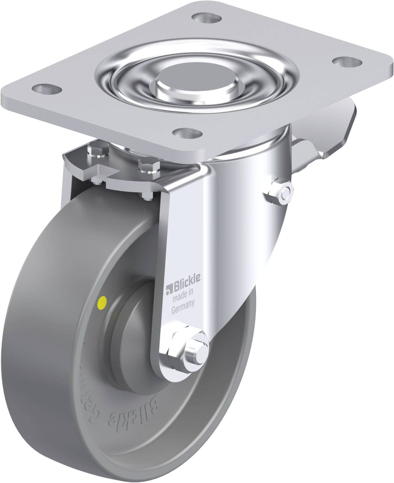 Blickle 936999 LH-PO 125KA-3-ST-ELS Stahlblech-Lenkrolle Rad-Durchmesser: 125mm Tragfähigkeit (max.): 300kg 1St.