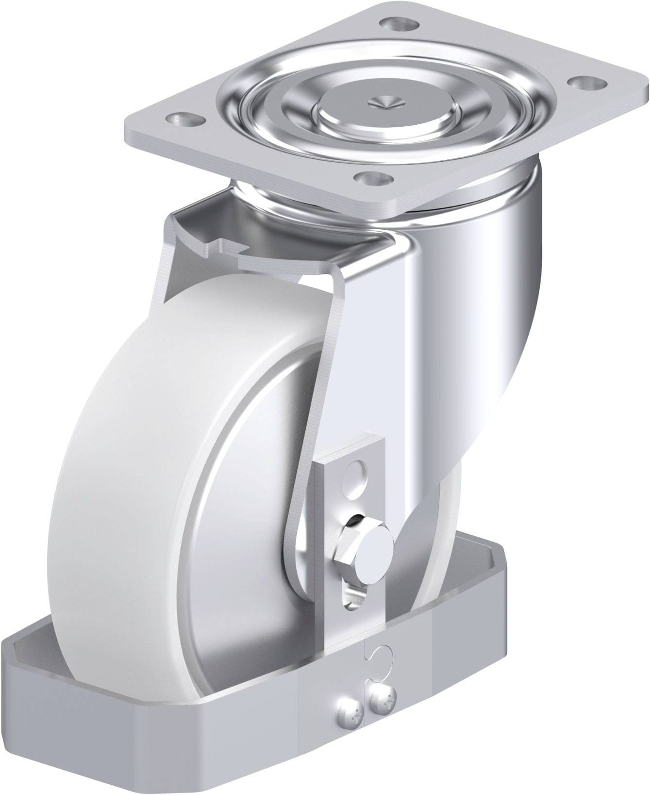 Blickle 939955 LH-PO 150G-FA-FS Stahlblech-Lenkrolle Rad-Durchmesser: 150mm Tragfähigkeit (max.): 400kg 1St.