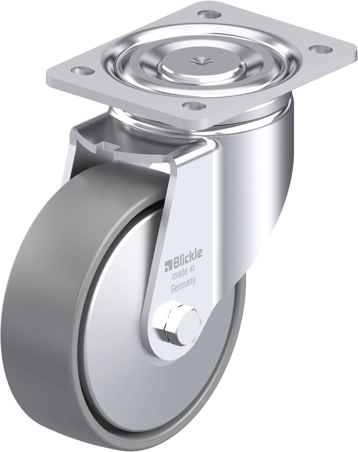 Blickle 946732 LH-PO 150K-ELS-FA Stahlblech-Lenkrolle Rad-Durchmesser: 150mm Tragfähigkeit (max.): 400kg 1St.