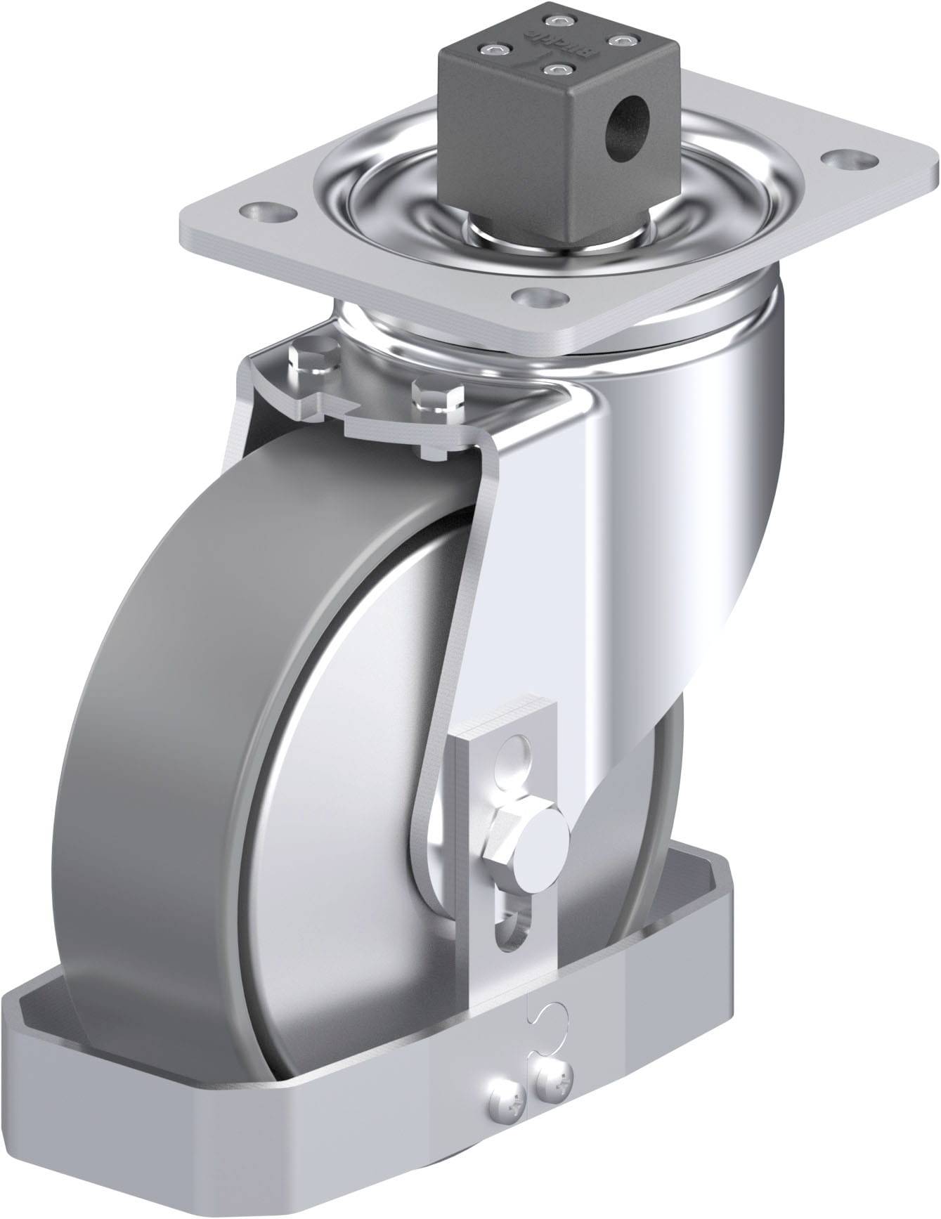 Blickle 946739 LH-PO 160G-CS13-ELS-FA-FS Stahlblech-Lenkrolle Rad-Durchmesser: 160mm Tragfähigkeit (max.): 450kg 1St.