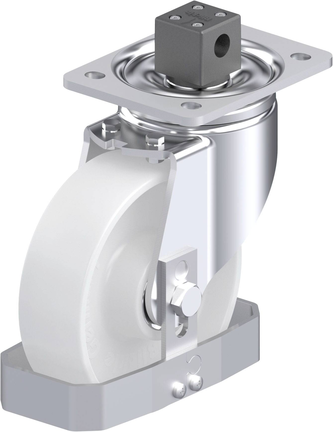 Blickle 939982 LH-PO 160K-CS13-FS Stahlblech-Lenkrolle Rad-Durchmesser: 160mm Tragfähigkeit (max.): 450kg 1St.