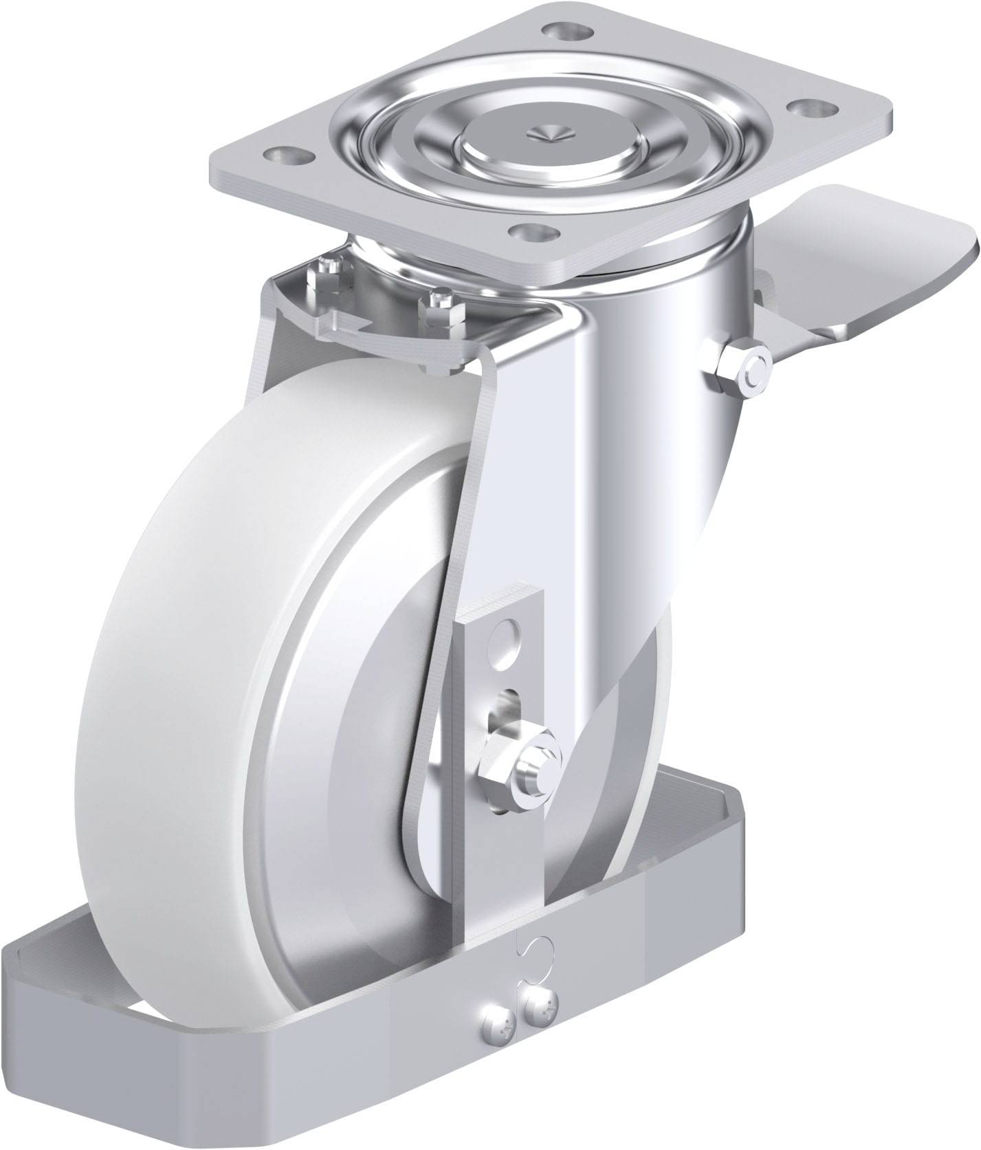 Blickle 939996 LH-PO 175G-ST-FA-FS Stahlblech-Lenkrolle Rad-Durchmesser: 175mm Tragfähigkeit (max.): 500kg 1St.