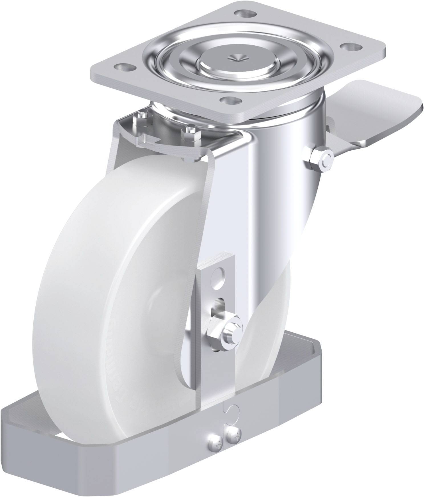 Blickle 939995 LH-PO 175G-ST-FS Stahlblech-Lenkrolle Rad-Durchmesser: 175mm Tragfähigkeit (max.): 500kg 1St.