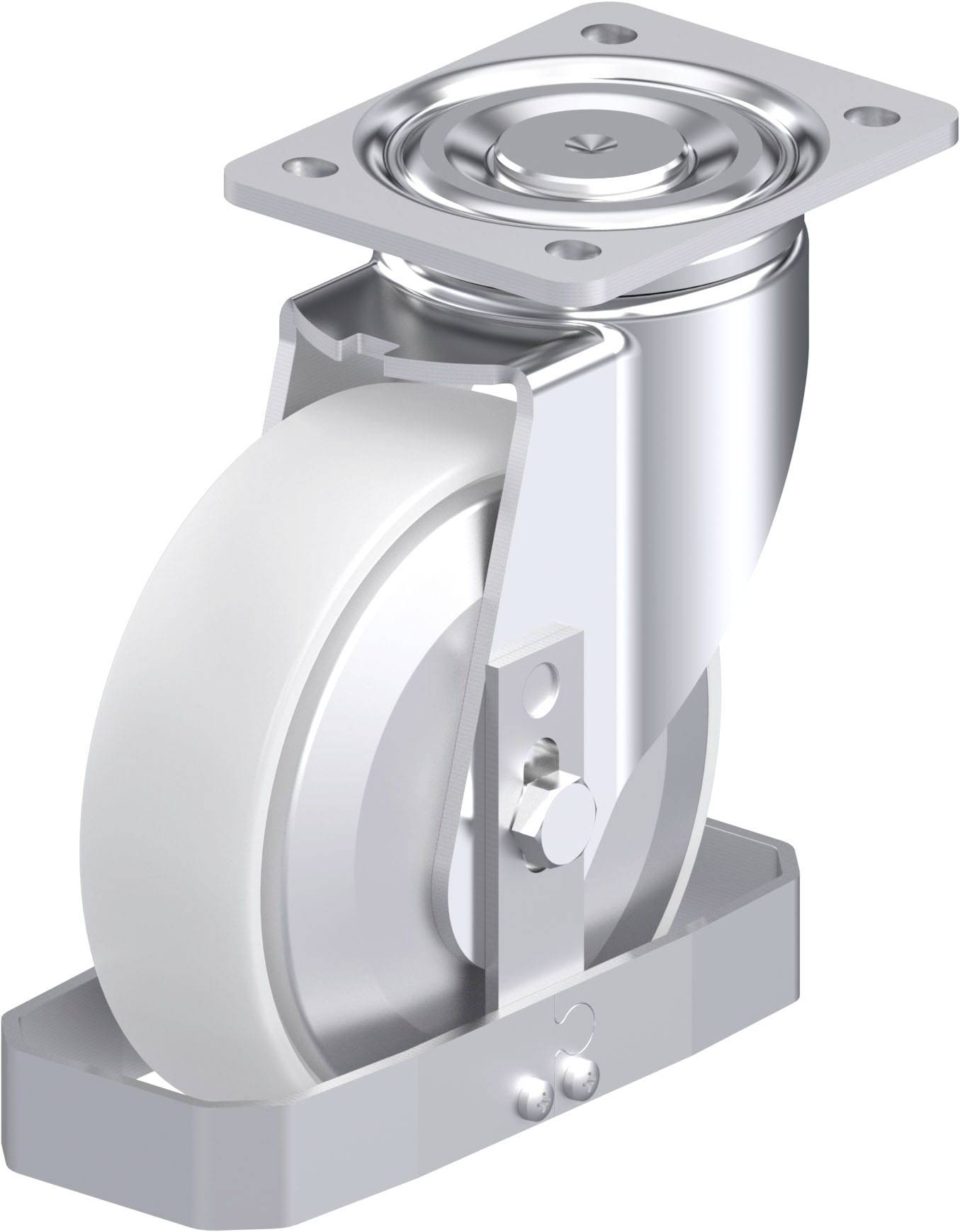 Blickle 939997 LH-PO 175K-FA-FS Stahlblech-Lenkrolle Rad-Durchmesser: 175mm Tragfähigkeit (max.): 500kg 1St.