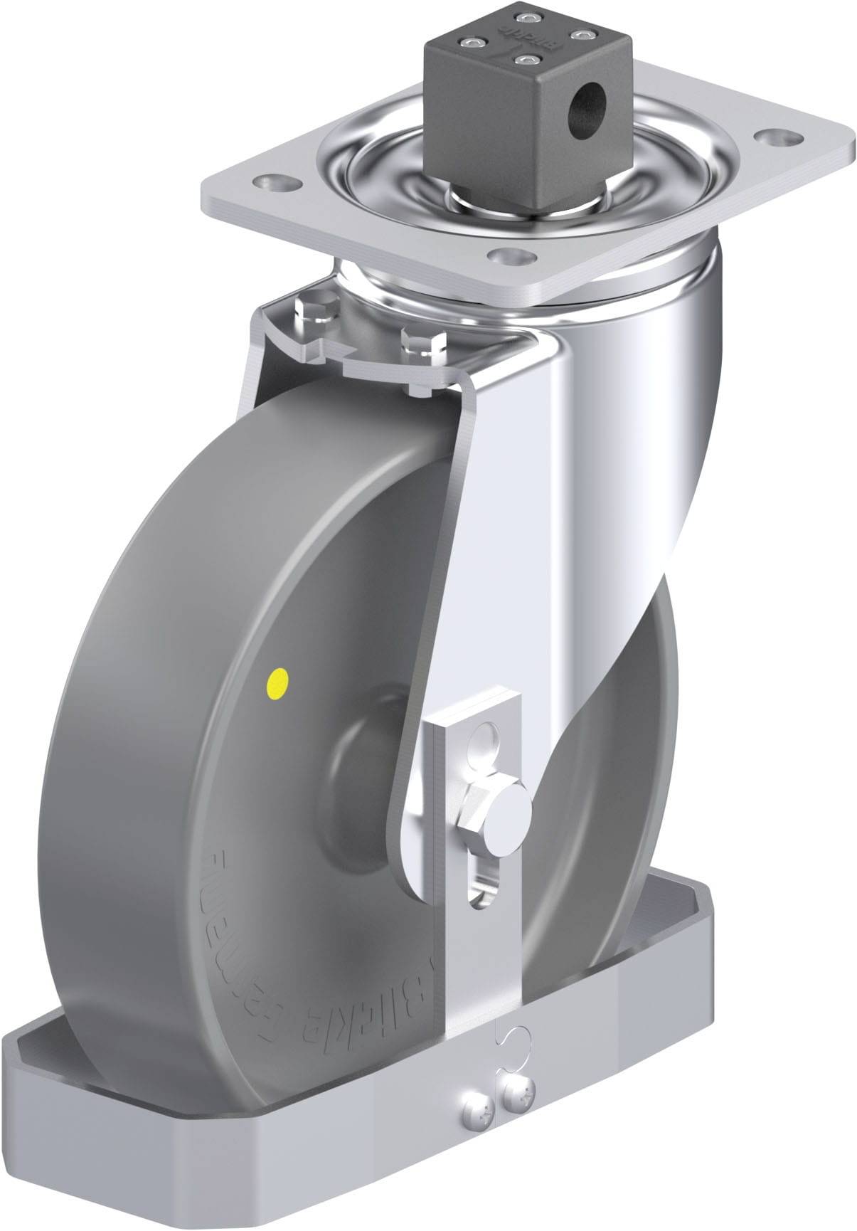 Blickle 940003 LH-PO 200G-CS13-ELS-FS Stahlblech-Lenkrolle Rad-Durchmesser: 200mm Tragfähigkeit (max.): 600kg 1St.