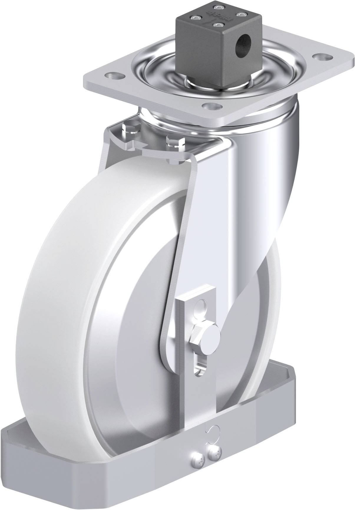 Blickle 940005 LH-PO 200G-CS13-FA-FS Stahlblech-Lenkrolle Rad-Durchmesser: 200mm Tragfähigkeit (max.): 600kg 1St.