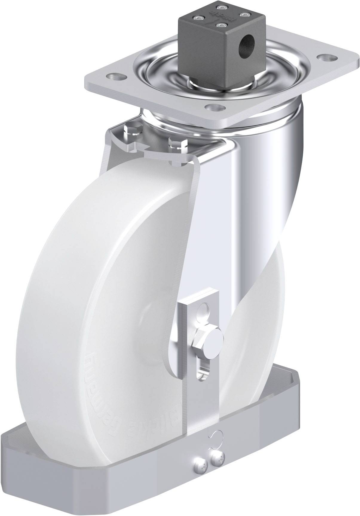 Blickle 940004 LH-PO 200G-CS13-FS Stahlblech-Lenkrolle Rad-Durchmesser: 200mm Tragfähigkeit (max.): 600kg 1St.