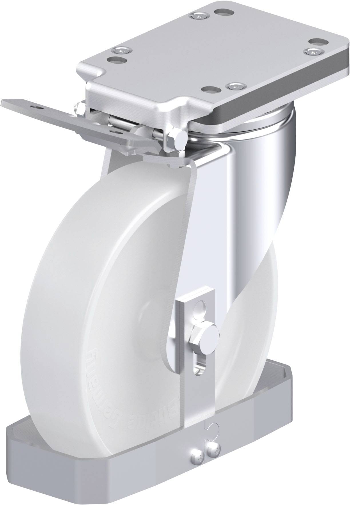 Blickle 940010 LH-PO 200G-IS-FS Stahlblech-Lenkrolle Rad-Durchmesser: 200mm Tragfähigkeit (max.): 600kg 1St.