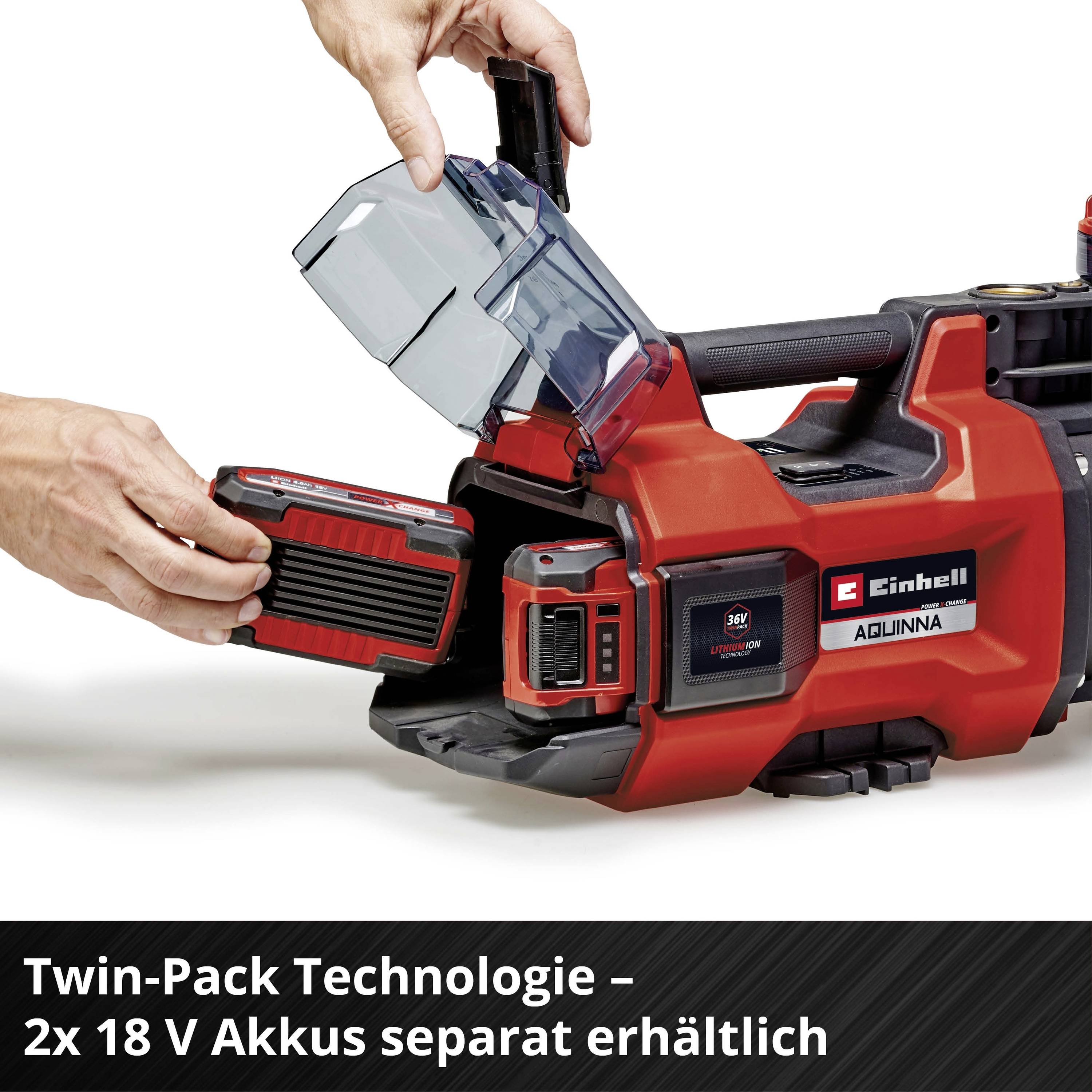 Einhell AQUINNA 36/34 Akku-Gartenpumpe 3400 l 37 m